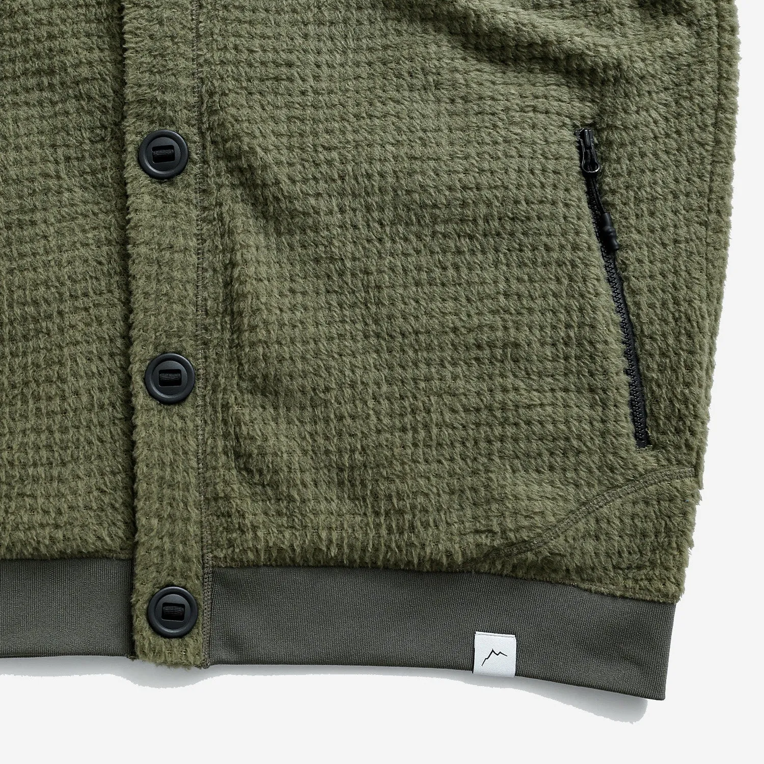 Alpha Direct Polartec Cardigan - Coffee (Olive)