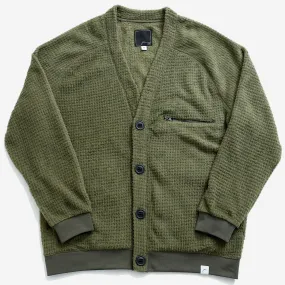Alpha Direct Polartec Cardigan - Coffee (Olive)