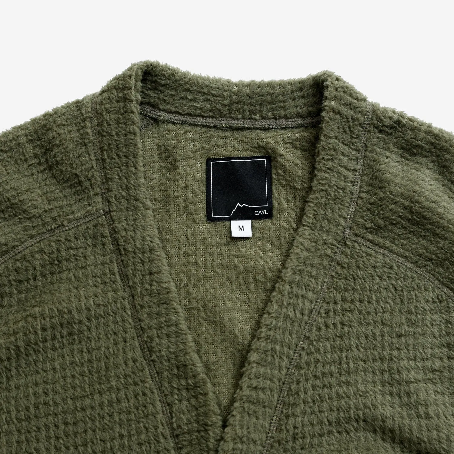 Alpha Direct Polartec Cardigan - Coffee (Olive)