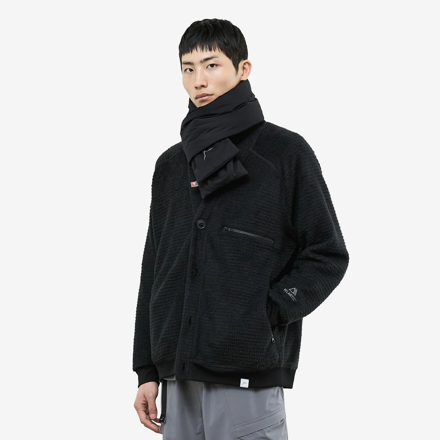 Alpha Direct Polartec Cardigan - Coffee (Olive)