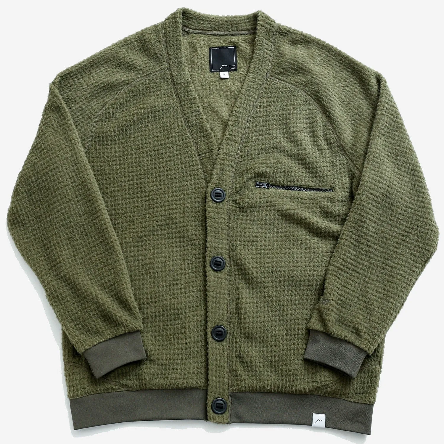 Alpha Direct Polartec Cardigan - Coffee (Olive)