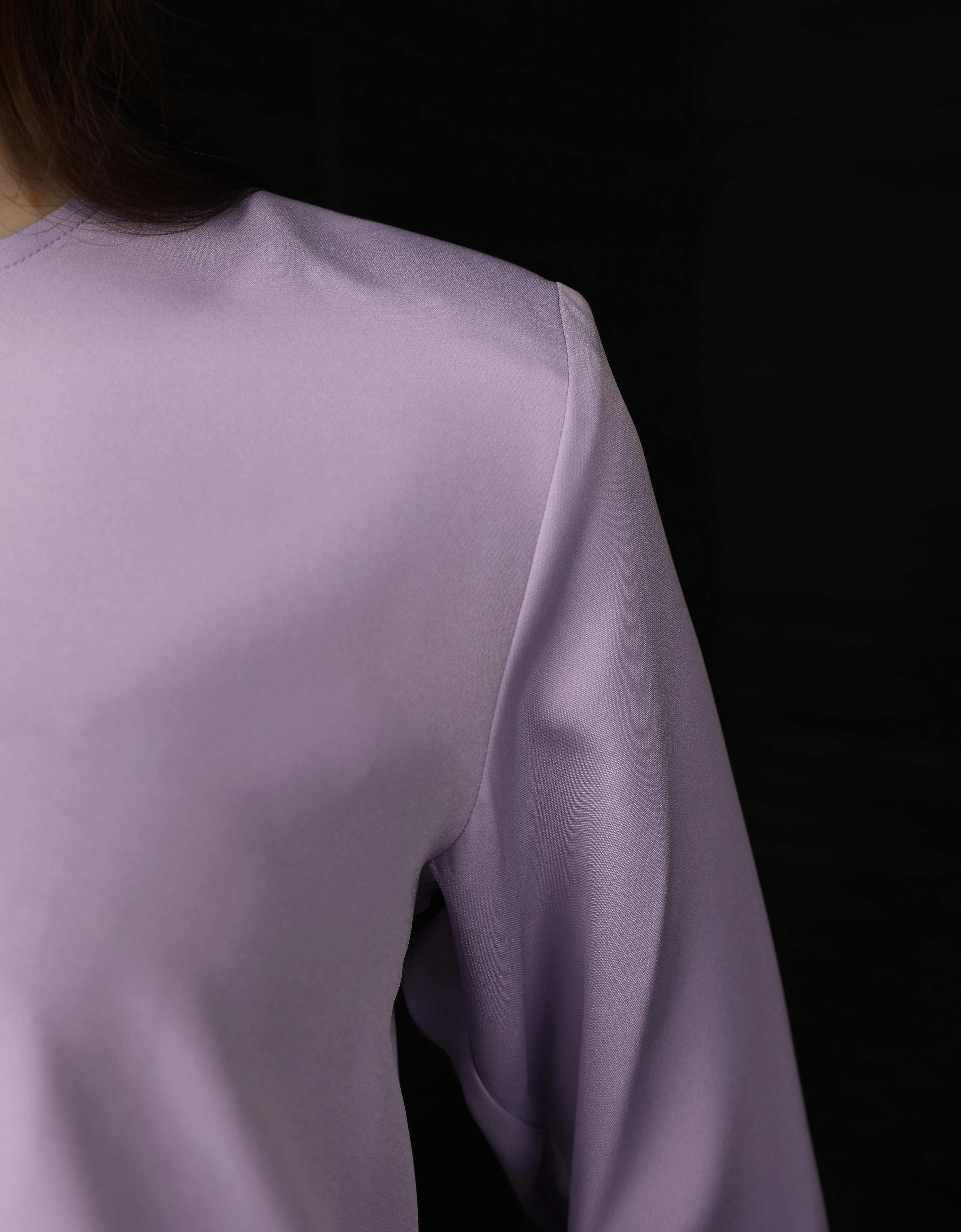 BAJU KURUNG KEDAH ABELIA (LILAC)
