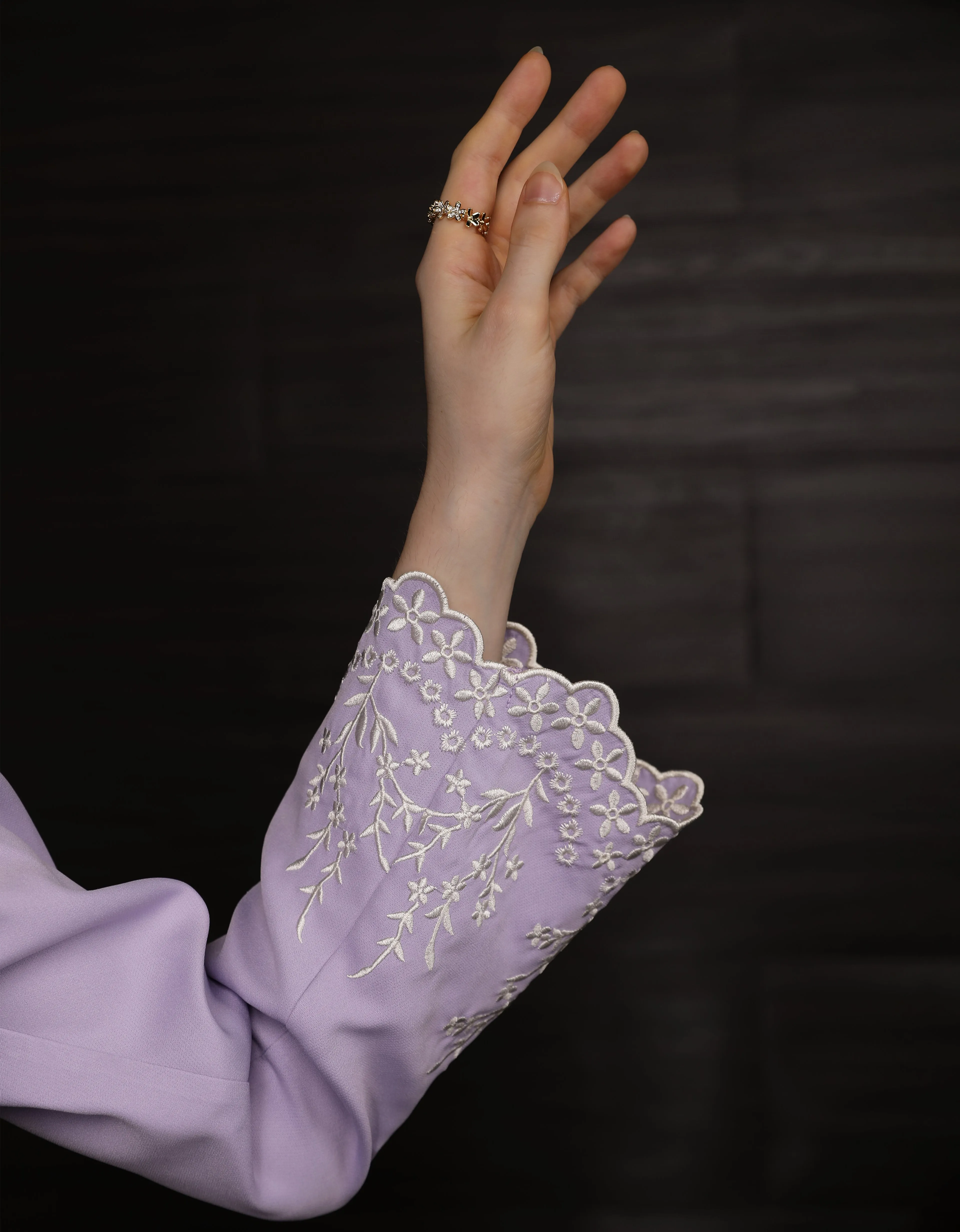 BAJU KURUNG KEDAH ABELIA (LILAC)
