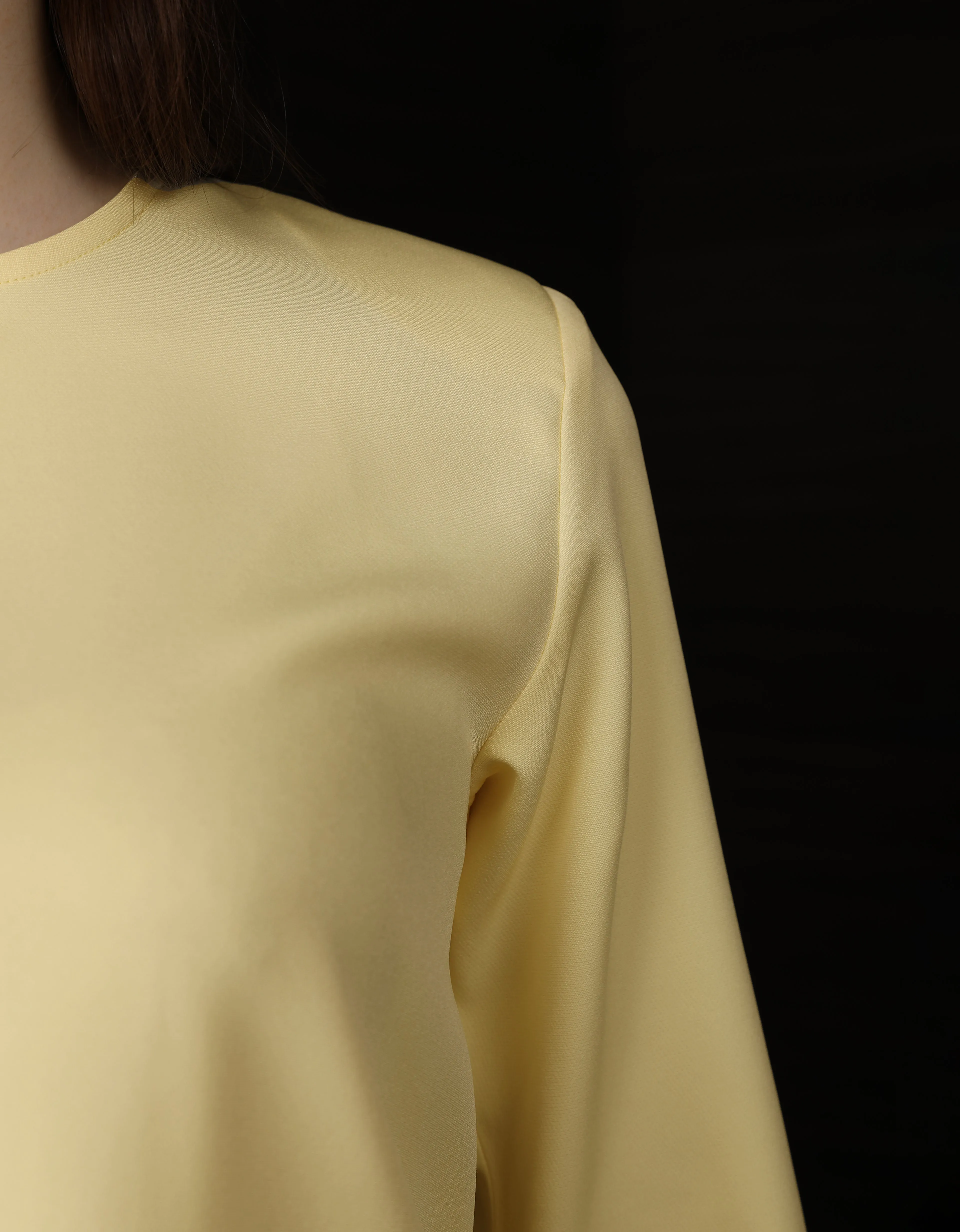 BAJU KURUNG KEDAH ABELIA (YELLOW)