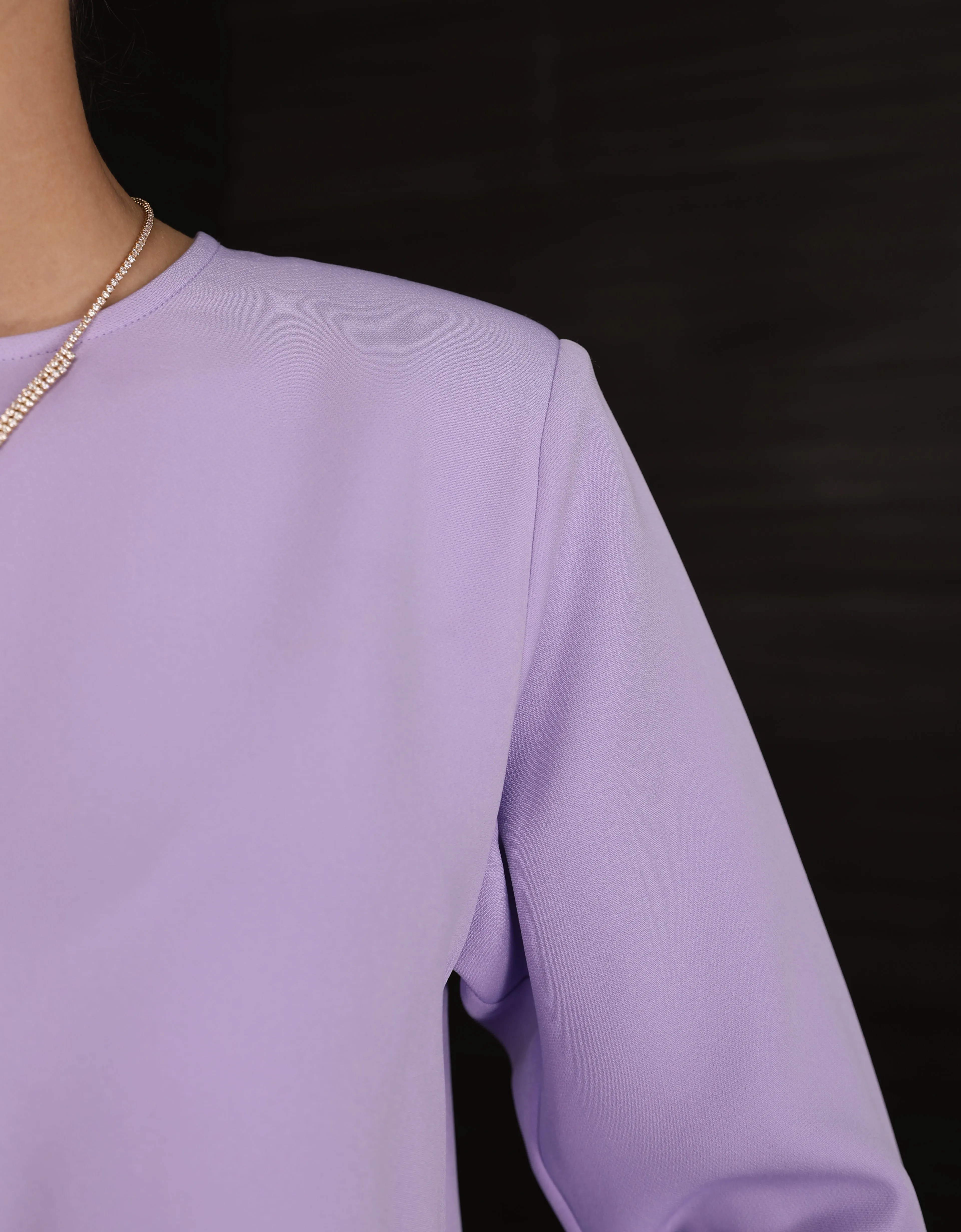 BAJU KURUNG KEDAH AGNES (LILAC)