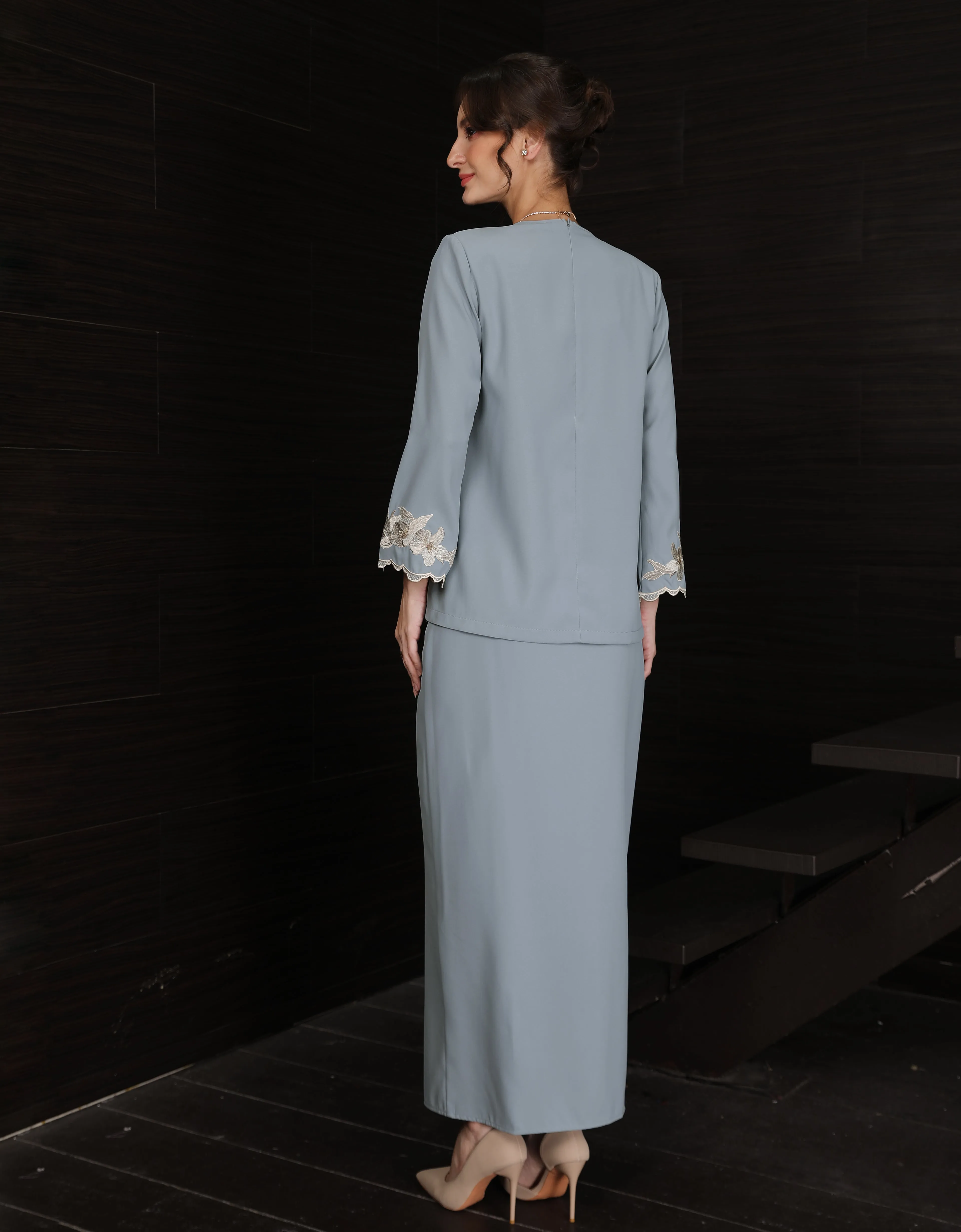 BAJU KURUNG KEDAH DANIELA (ARCTIC ICE)