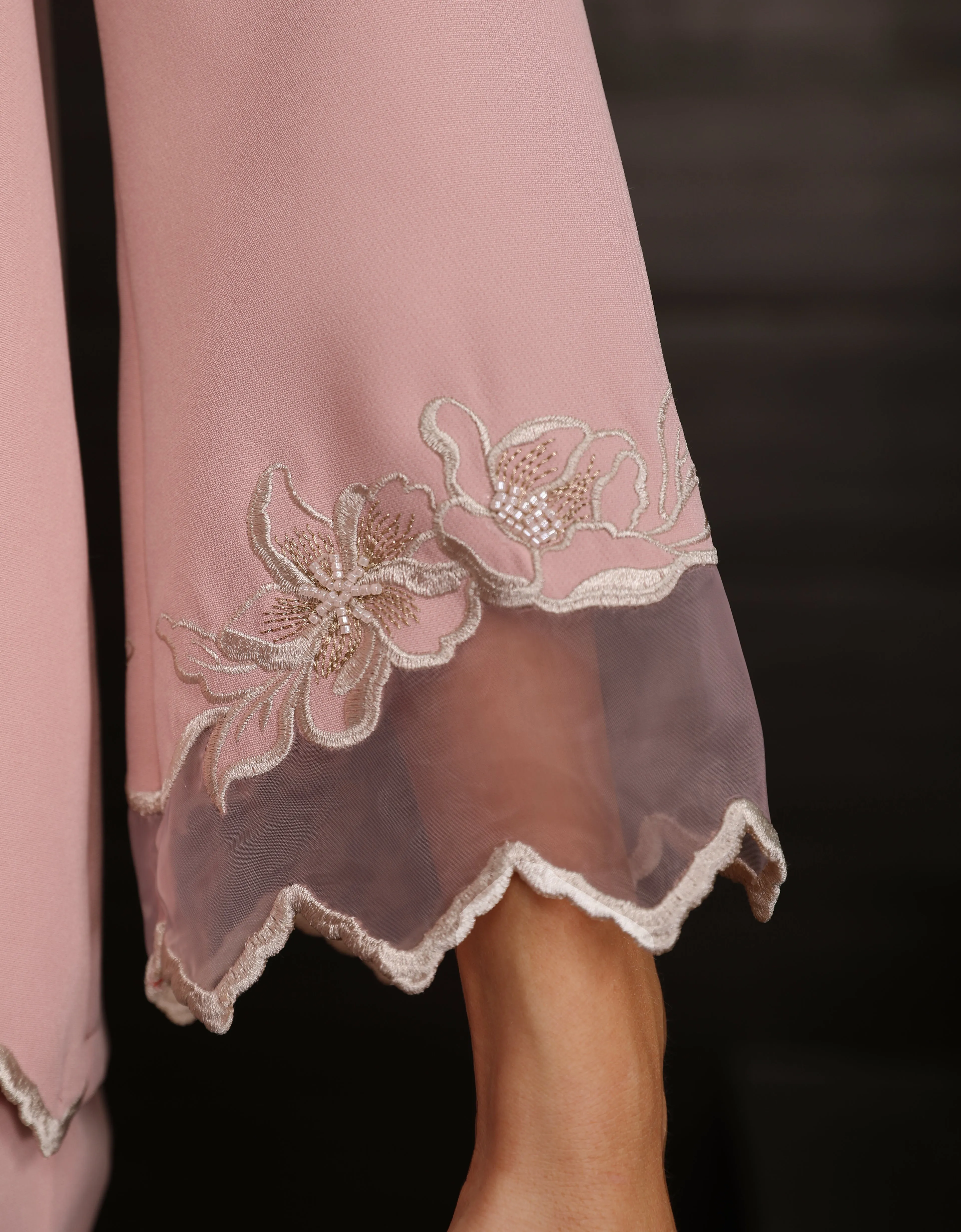 BAJU KURUNG KEDAH LAURA (DUSTY PINK)
