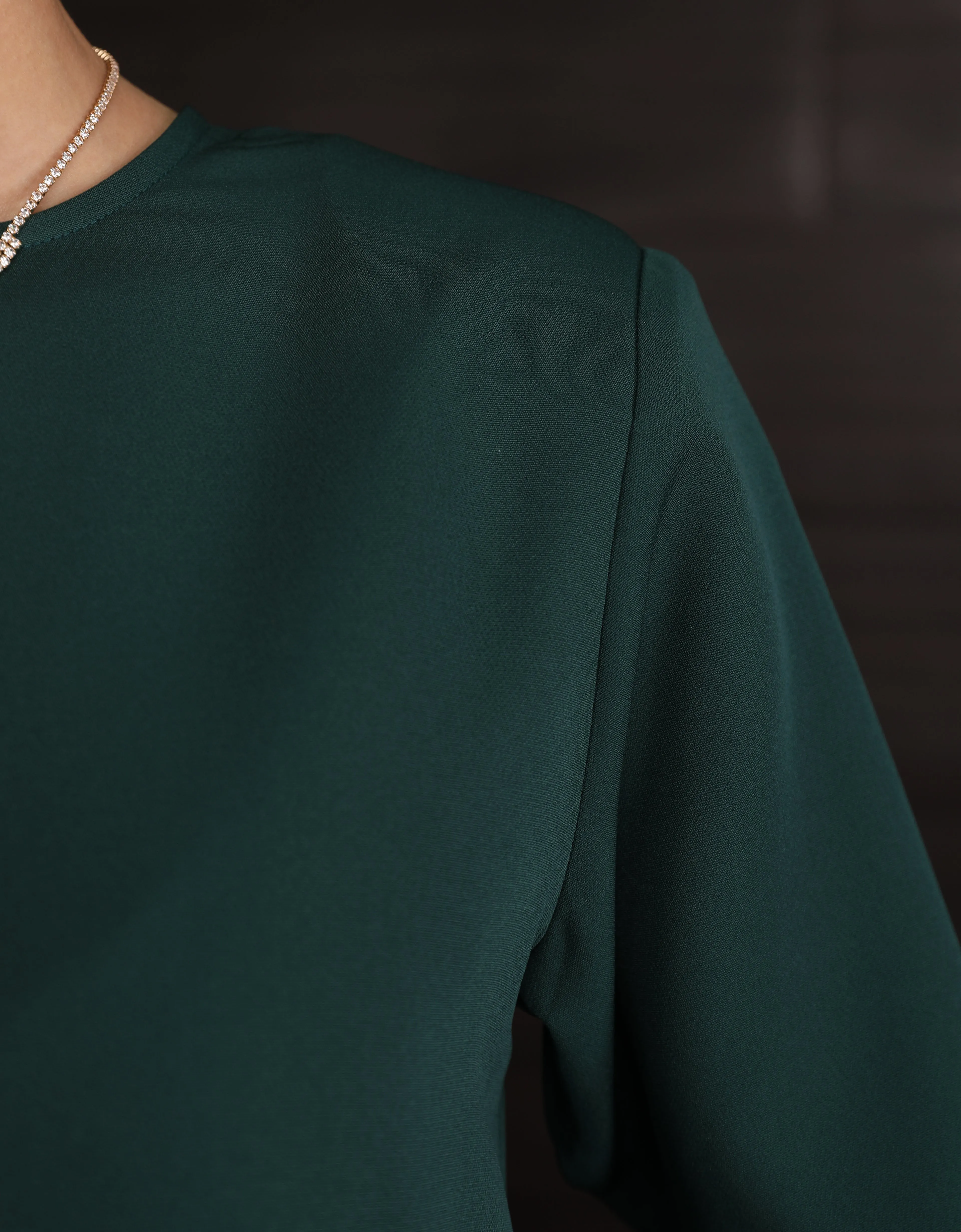 BAJU KURUNG KEDAH MAILEA (EMERALD GREEN)