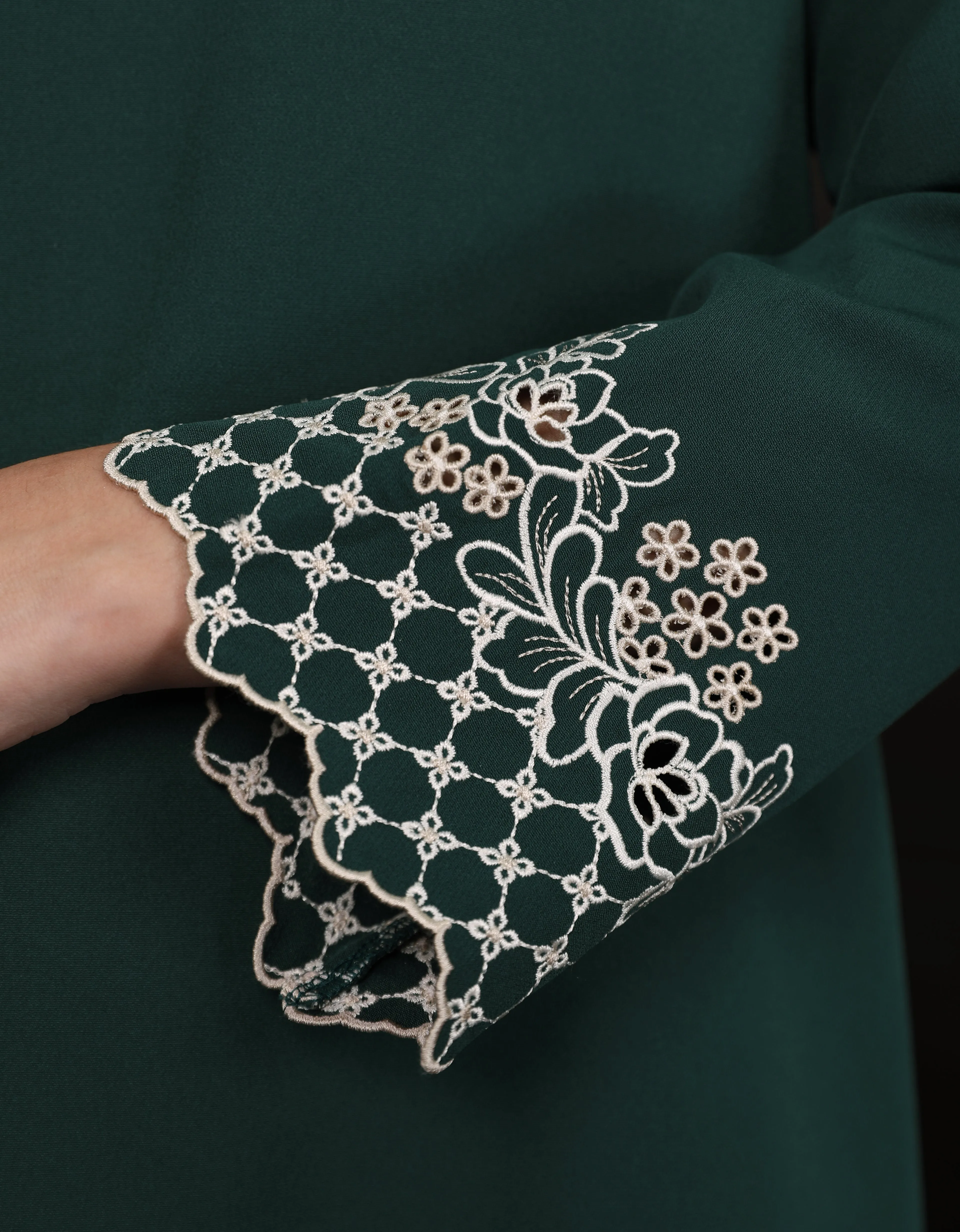 BAJU KURUNG KEDAH MAILEA (EMERALD GREEN)