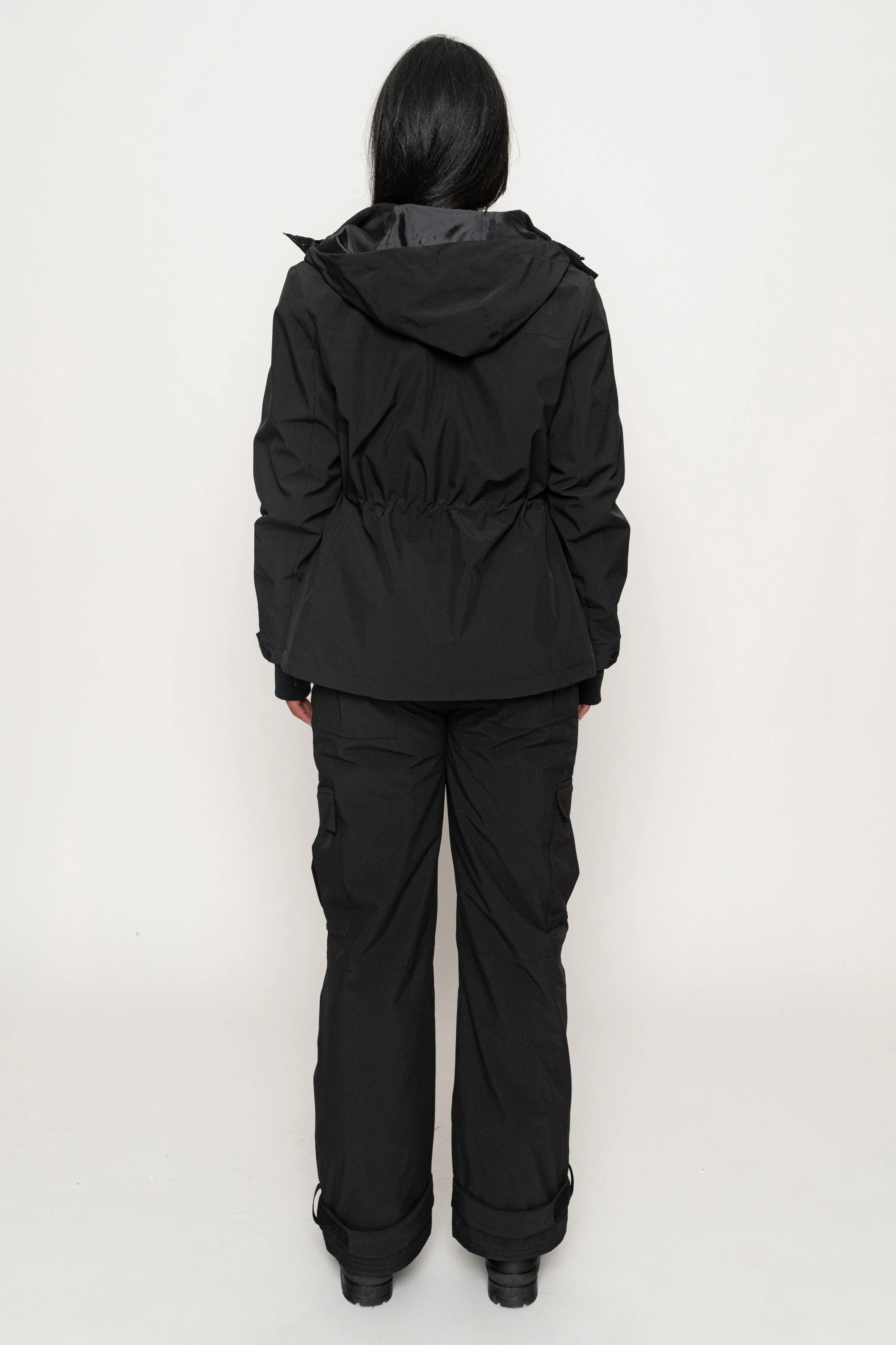 Black Polar Puffer Jacket