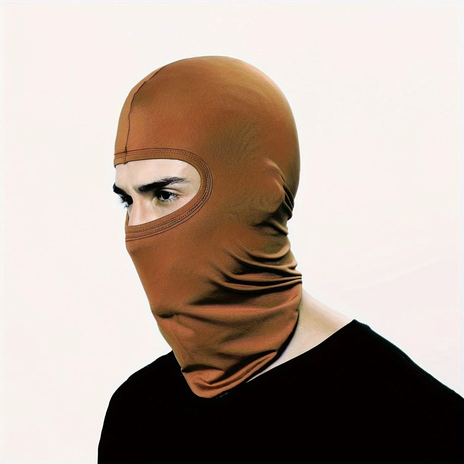 Black Tactical Hood Bandana Face Hat for Outdoor Activities