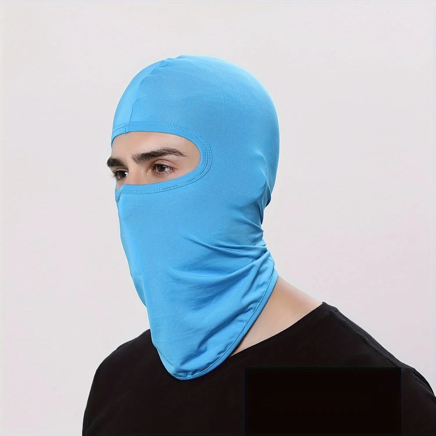 Black Tactical Hood Bandana Face Hat for Outdoor Activities