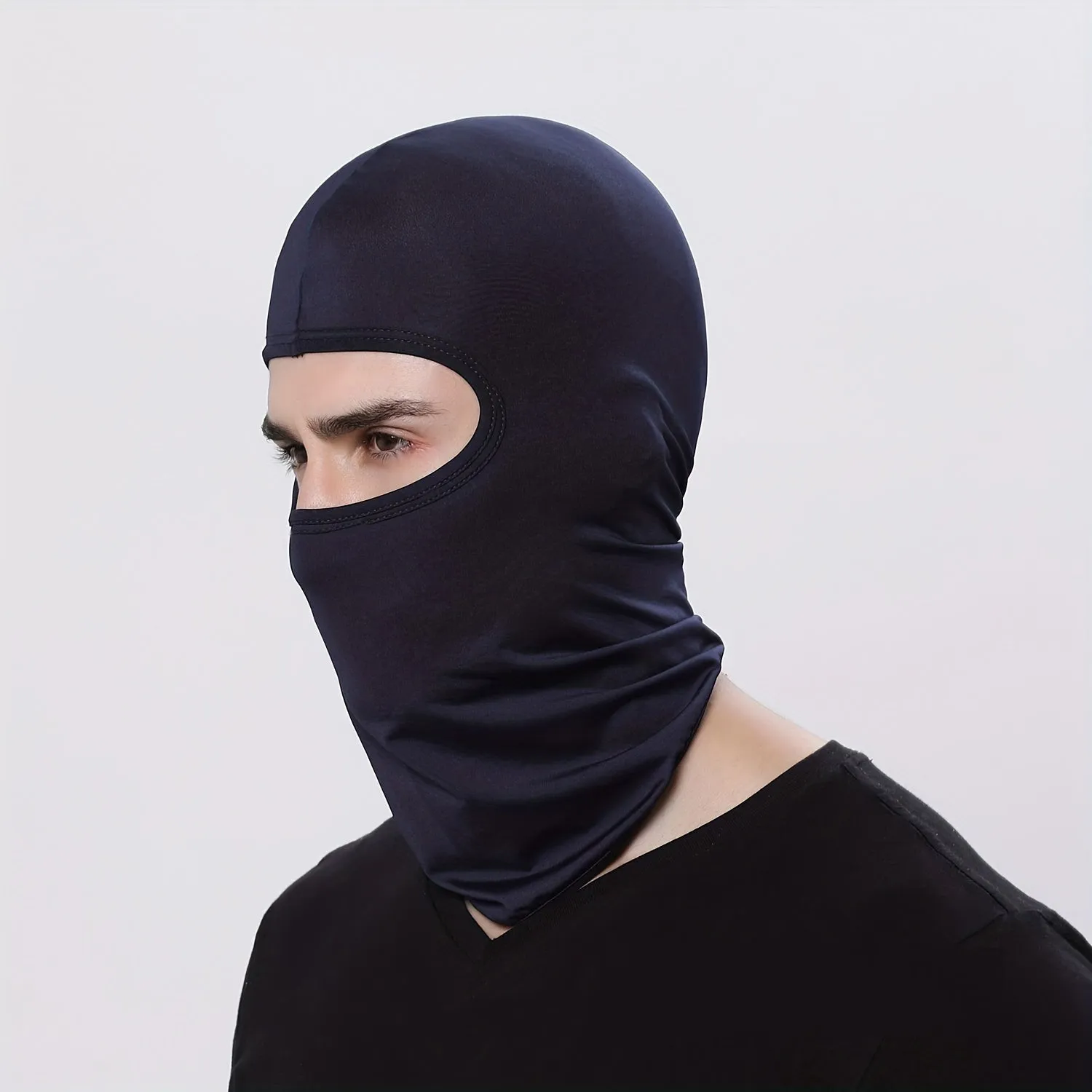Black Tactical Hood Bandana Face Hat for Outdoor Activities