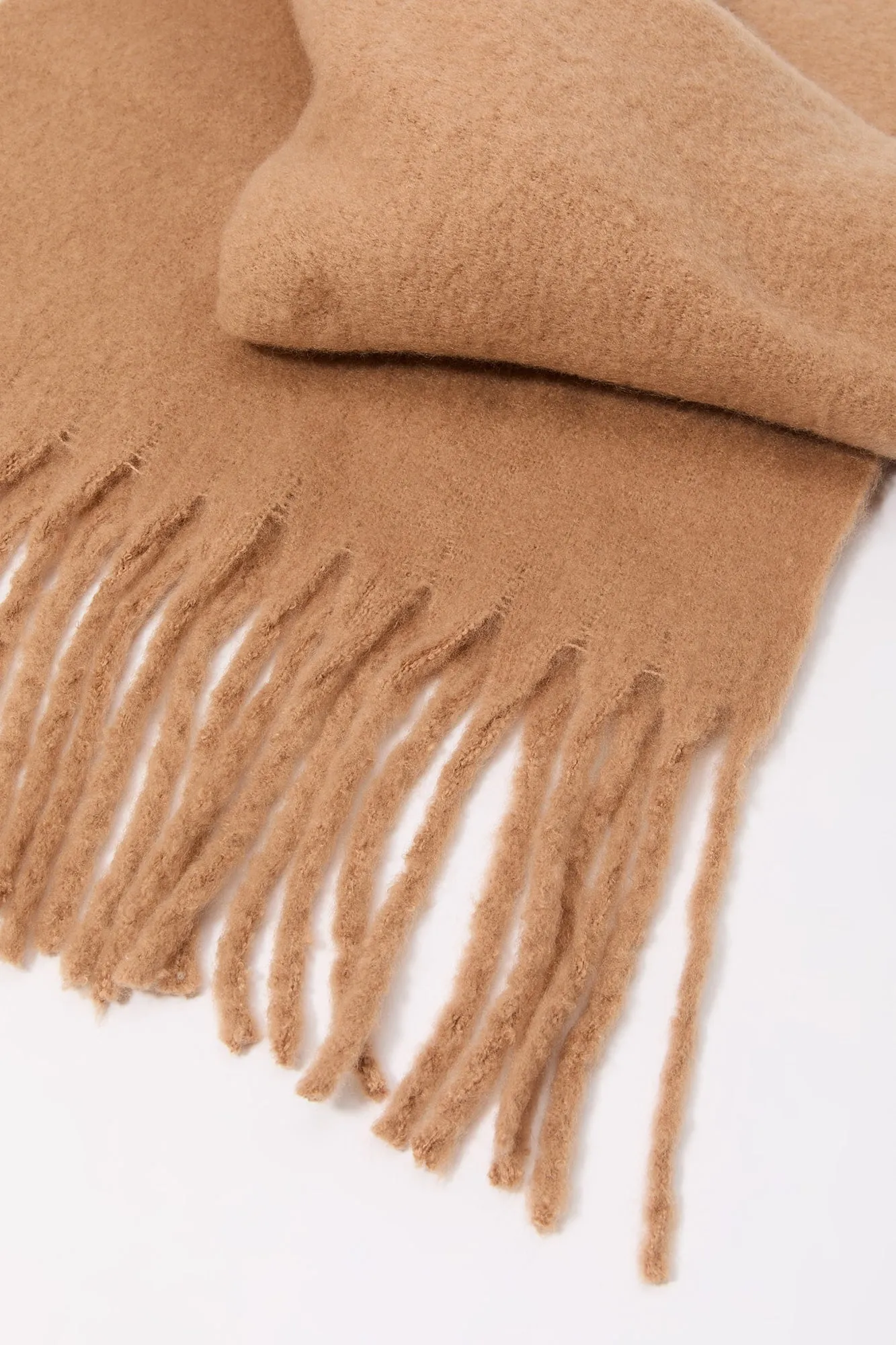 Bouclé Tassel Scarf