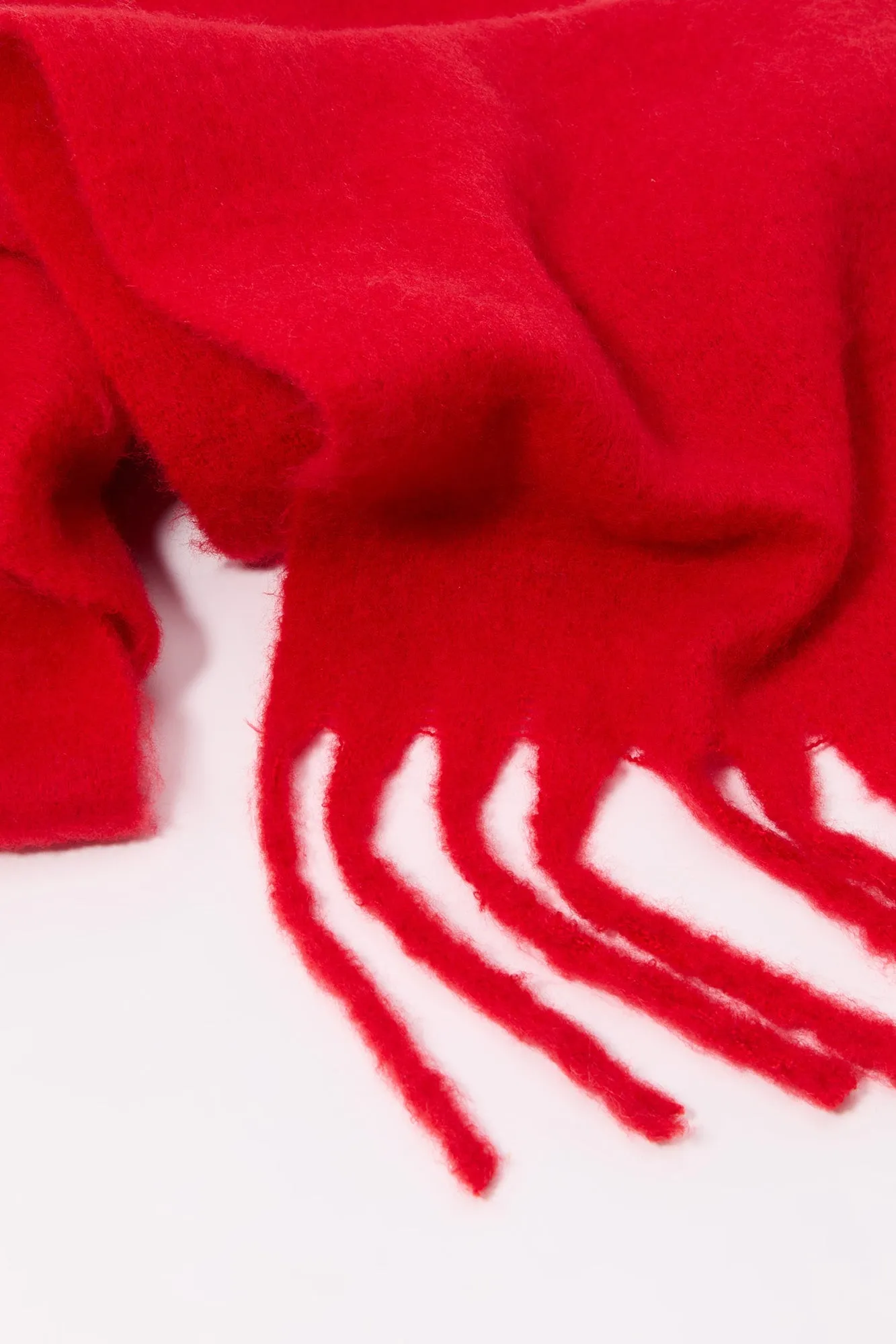 Bouclé Tassel Scarf