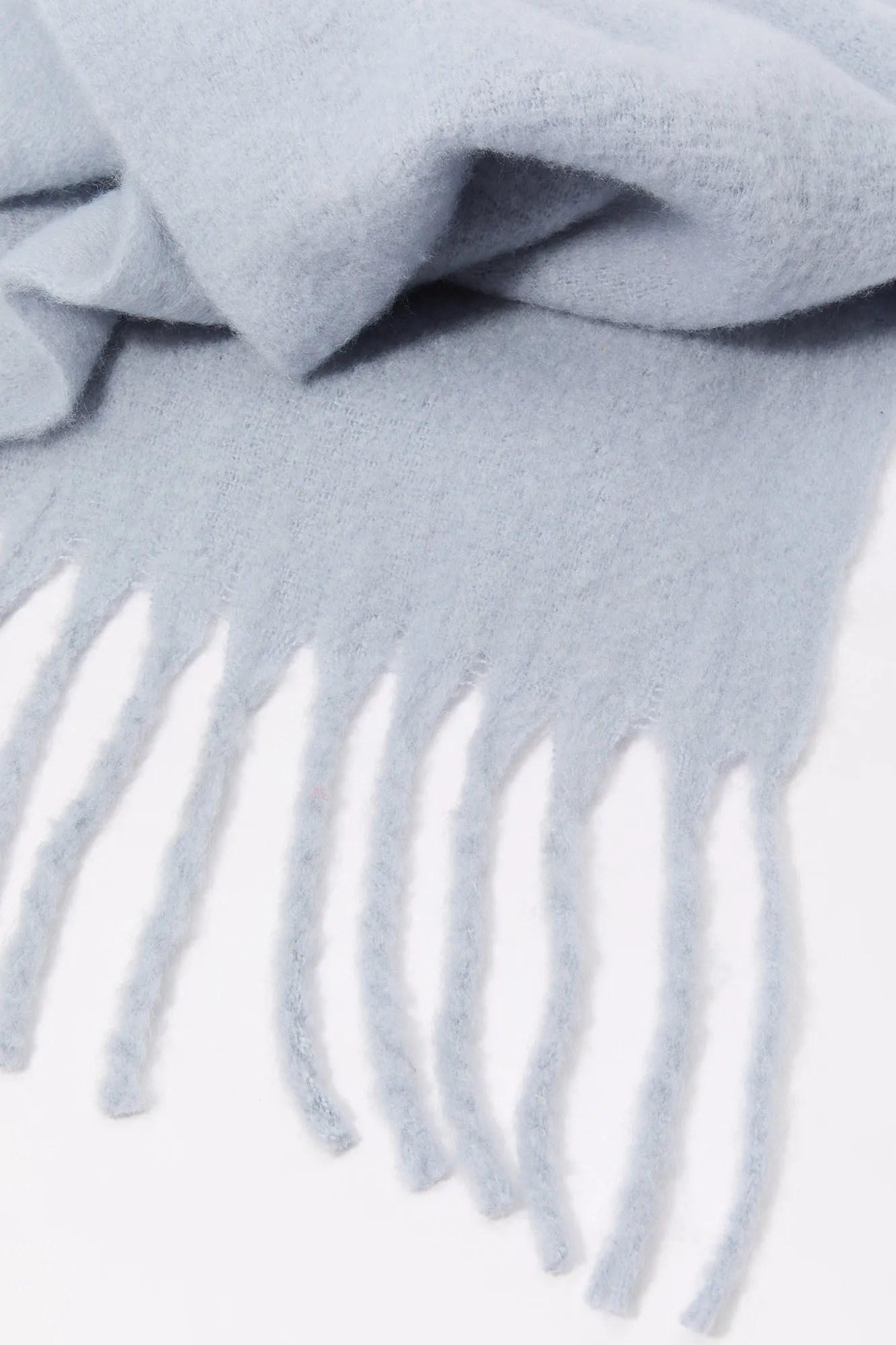 Bouclé Tassel Scarf