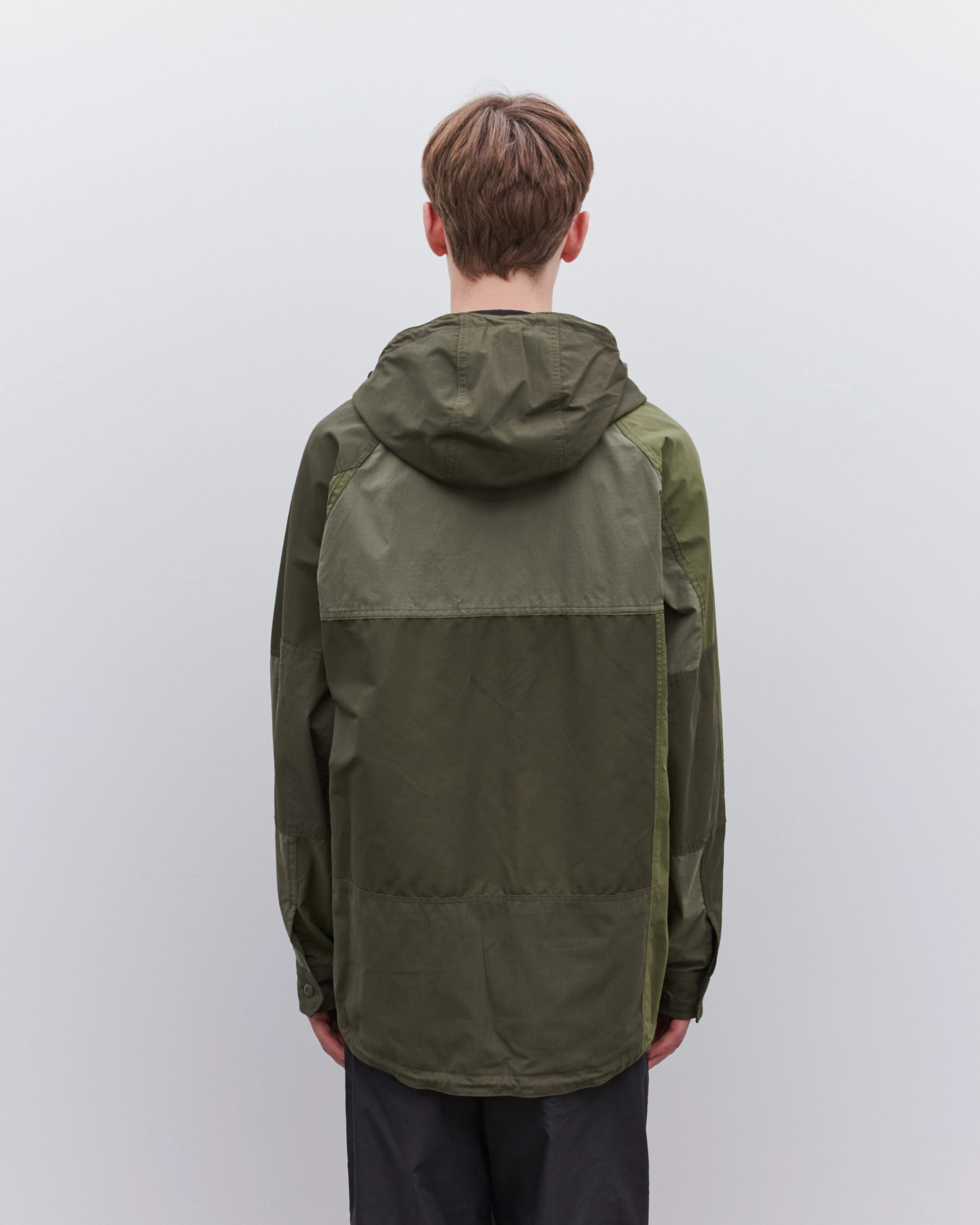 Comme des Garçons Homme - Men's Patchwork Parka - (Khaki Mix)