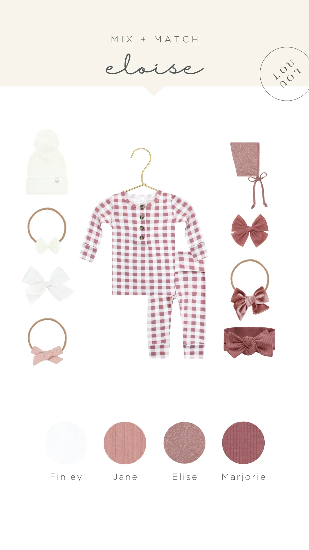 Eloise Newborn Hat Bundle (Gown)