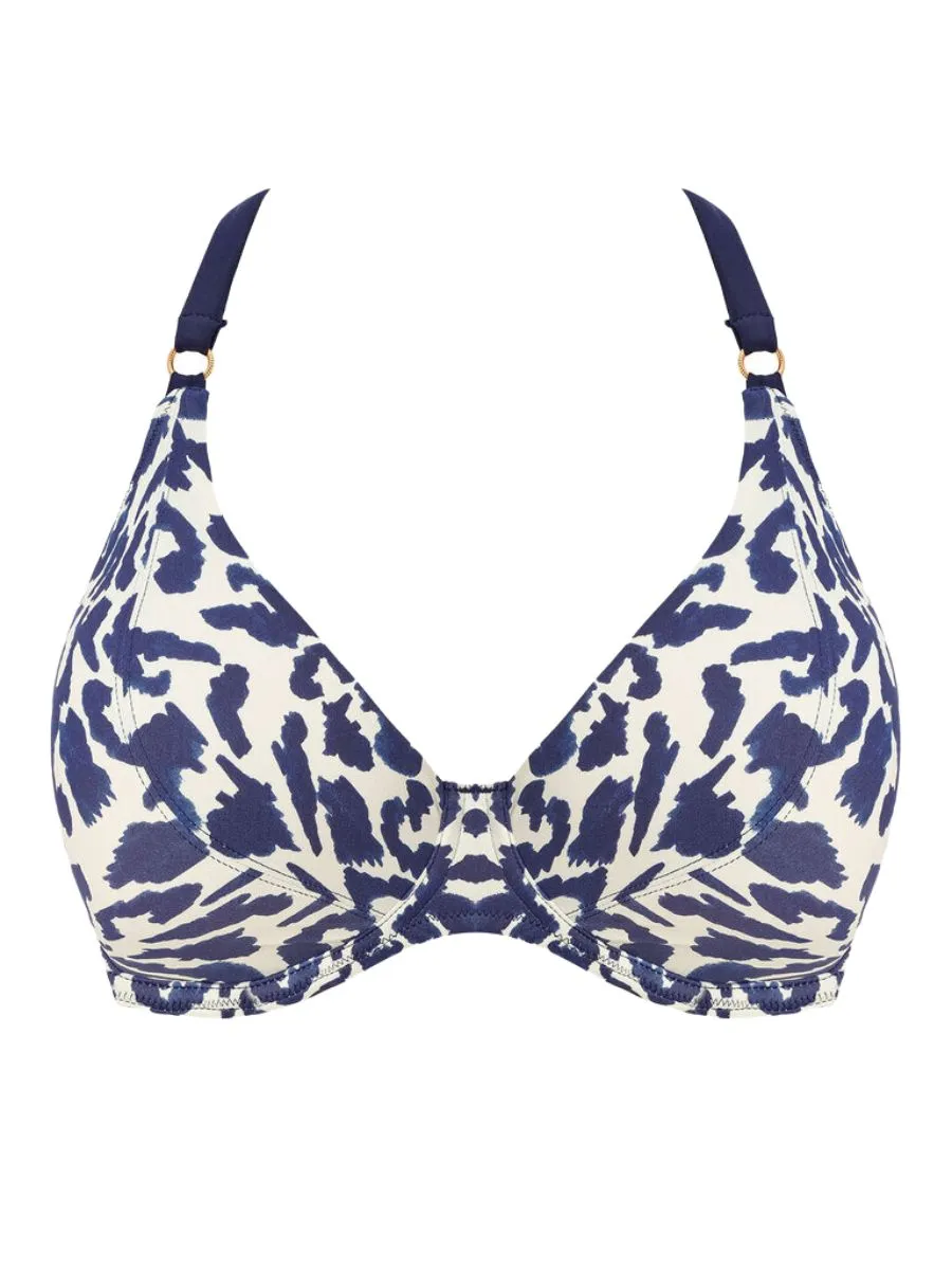 Hope Bay Halter Bikini Top - French Navy