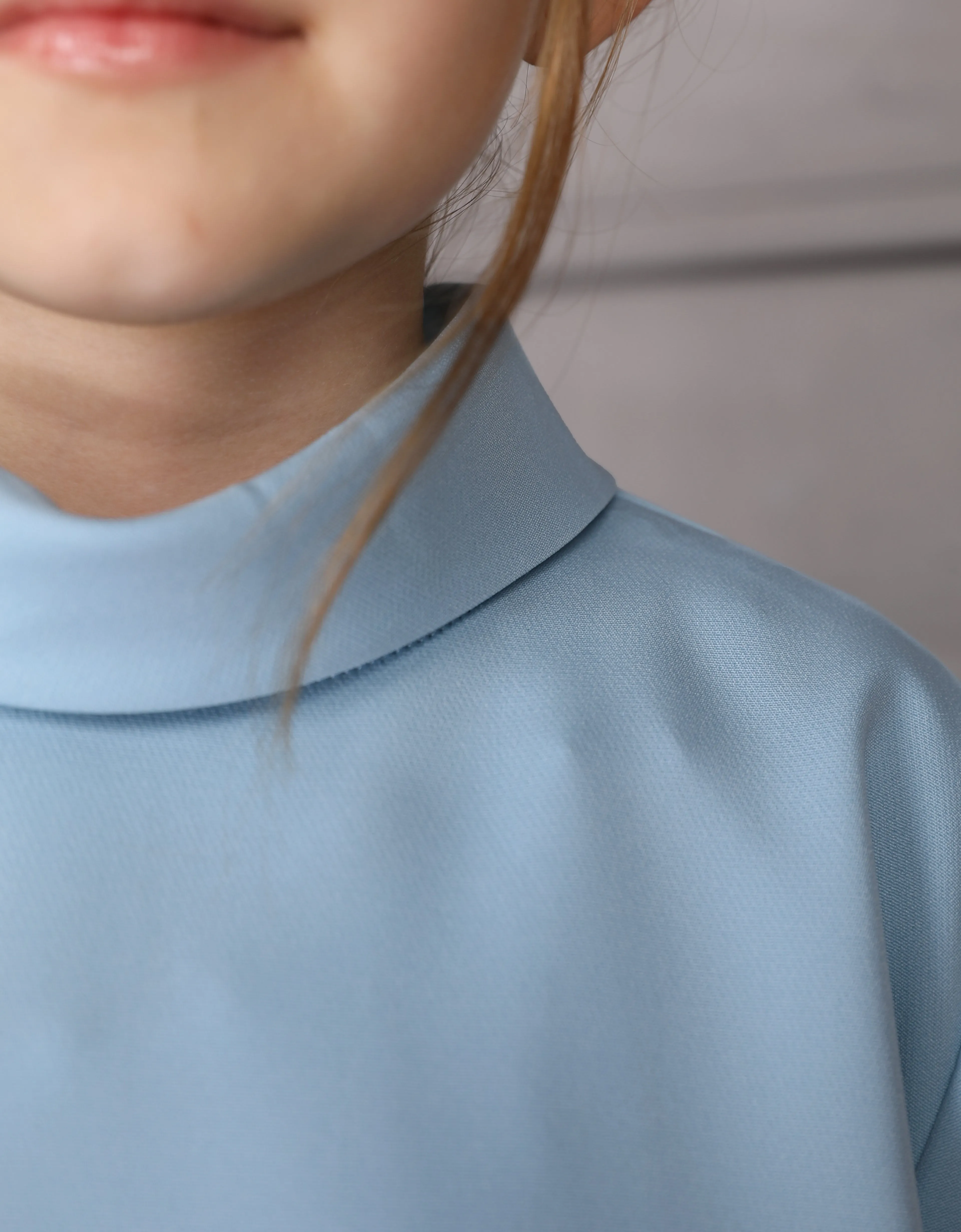 KIDS BAJU KURUNG KEDAH DOVIE (DUSTY BLUE)