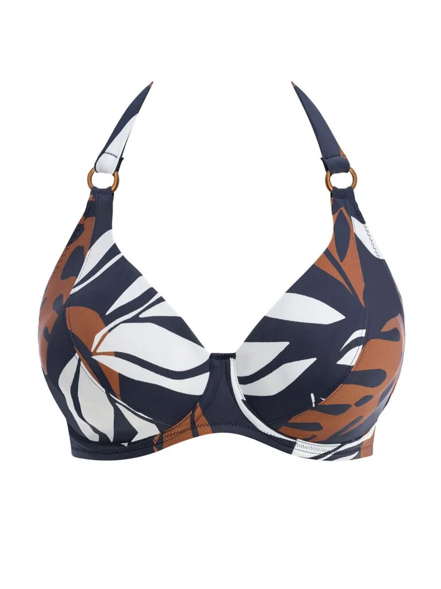 Lake Orta Halter Bikini Top - French Navy
