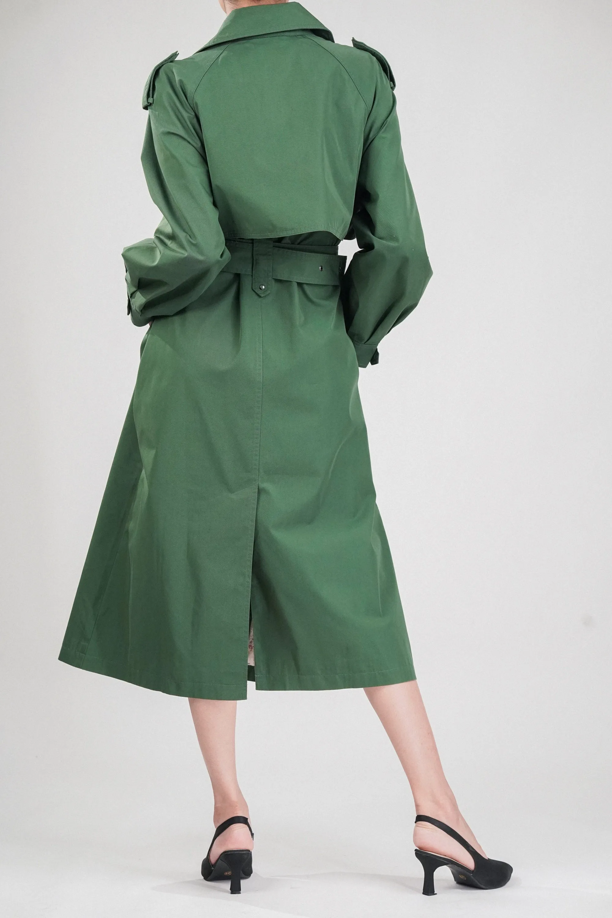 Luxe Ivy Long Trench Coat