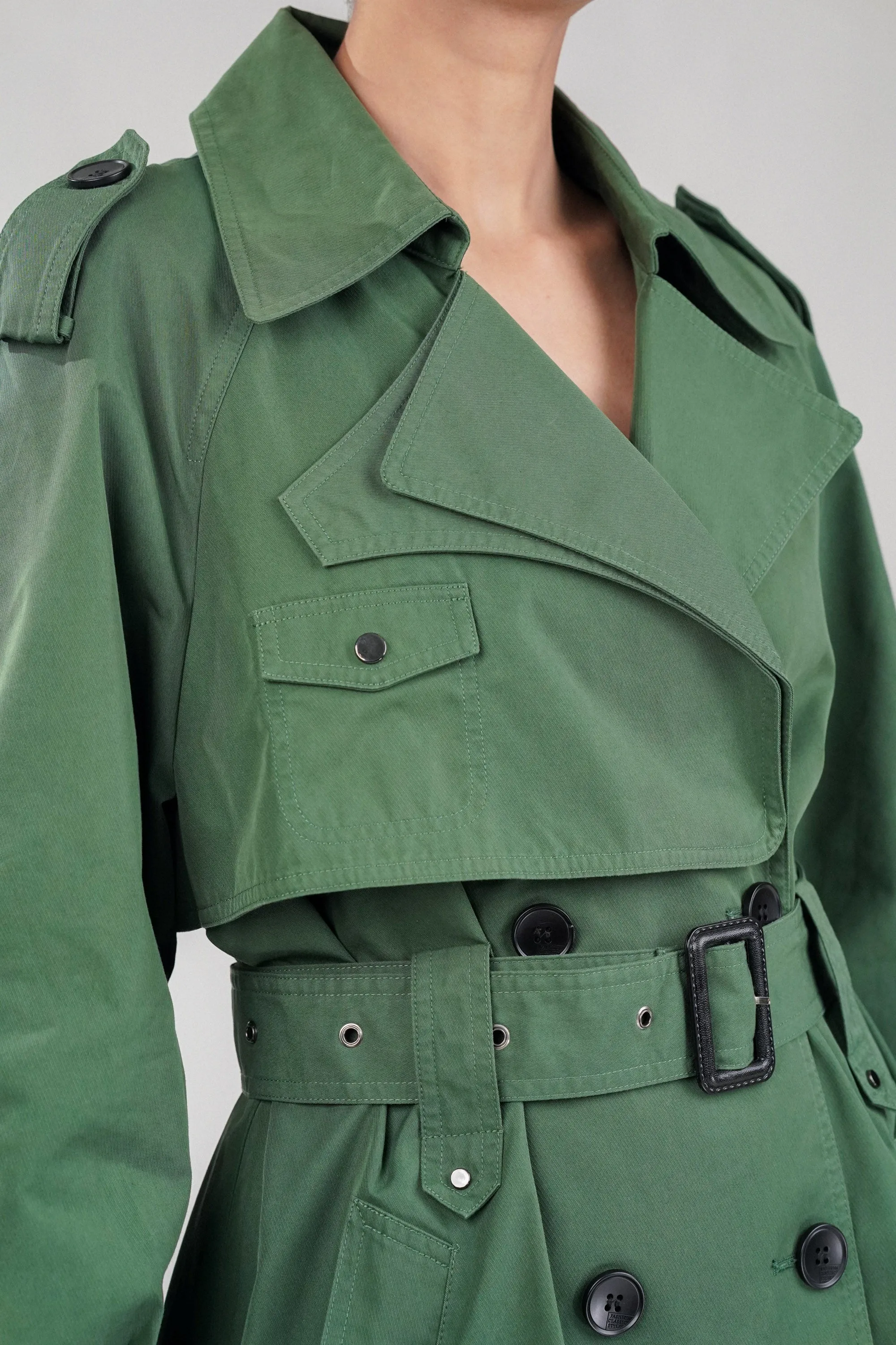 Luxe Ivy Long Trench Coat