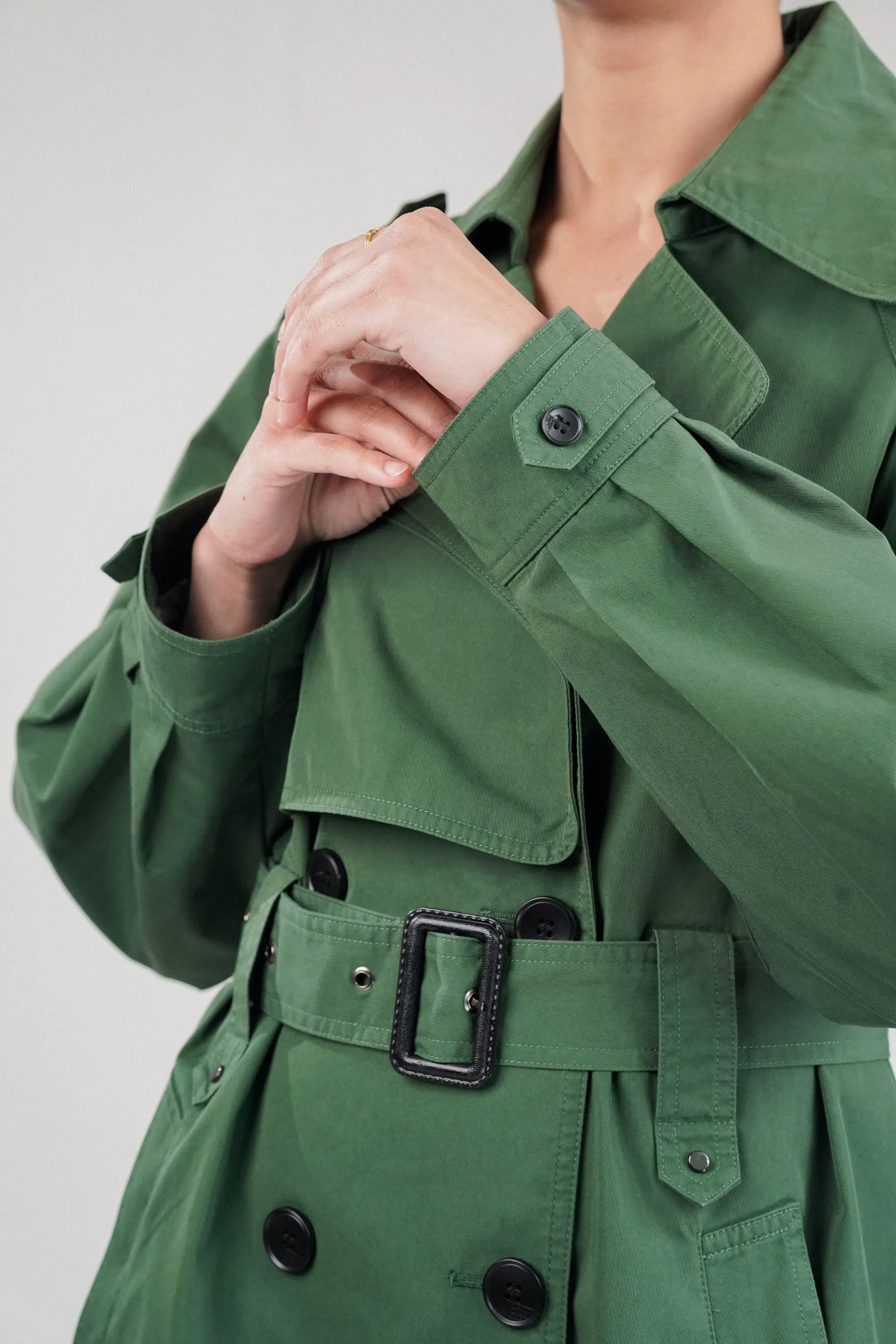 Luxe Ivy Long Trench Coat