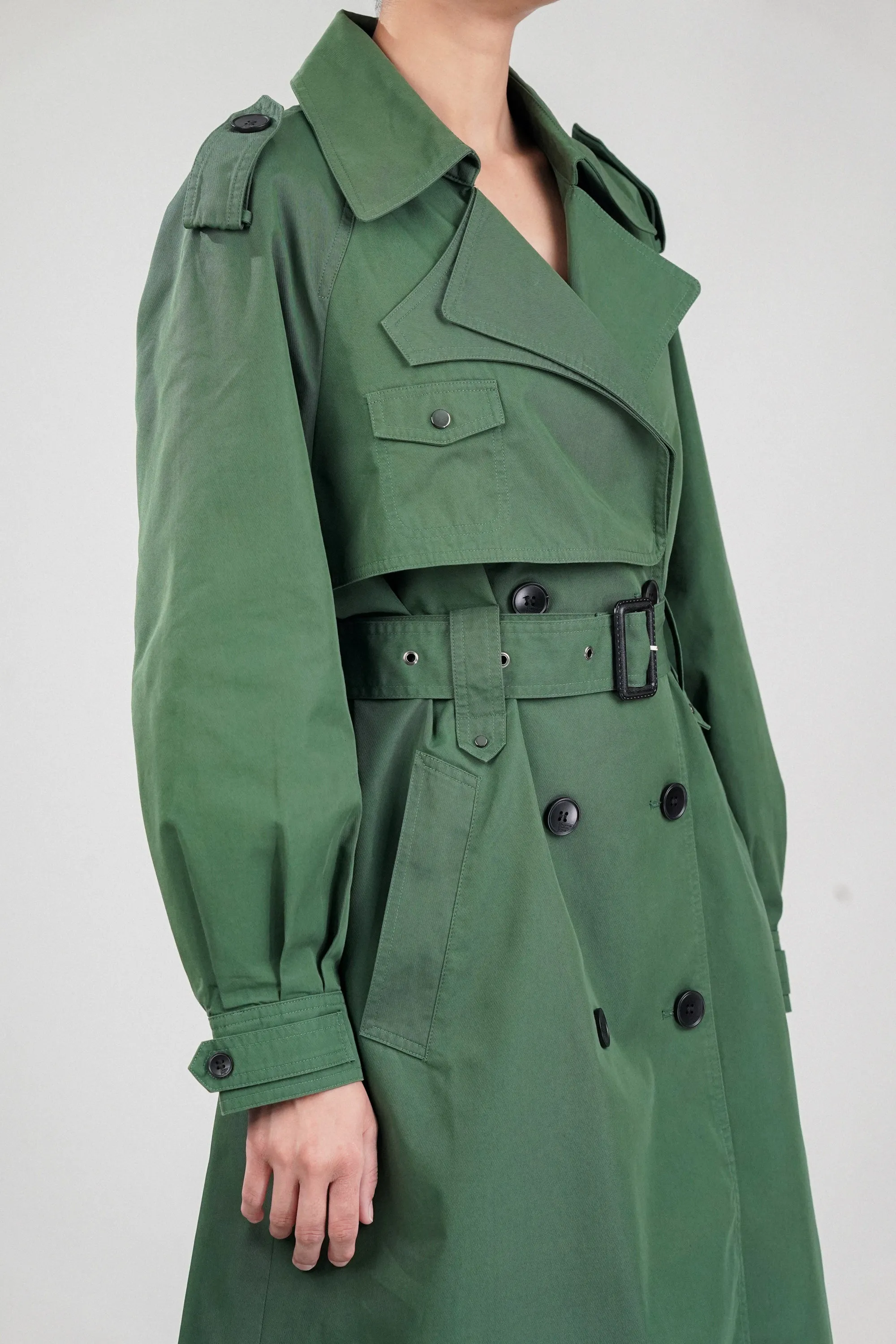 Luxe Ivy Long Trench Coat