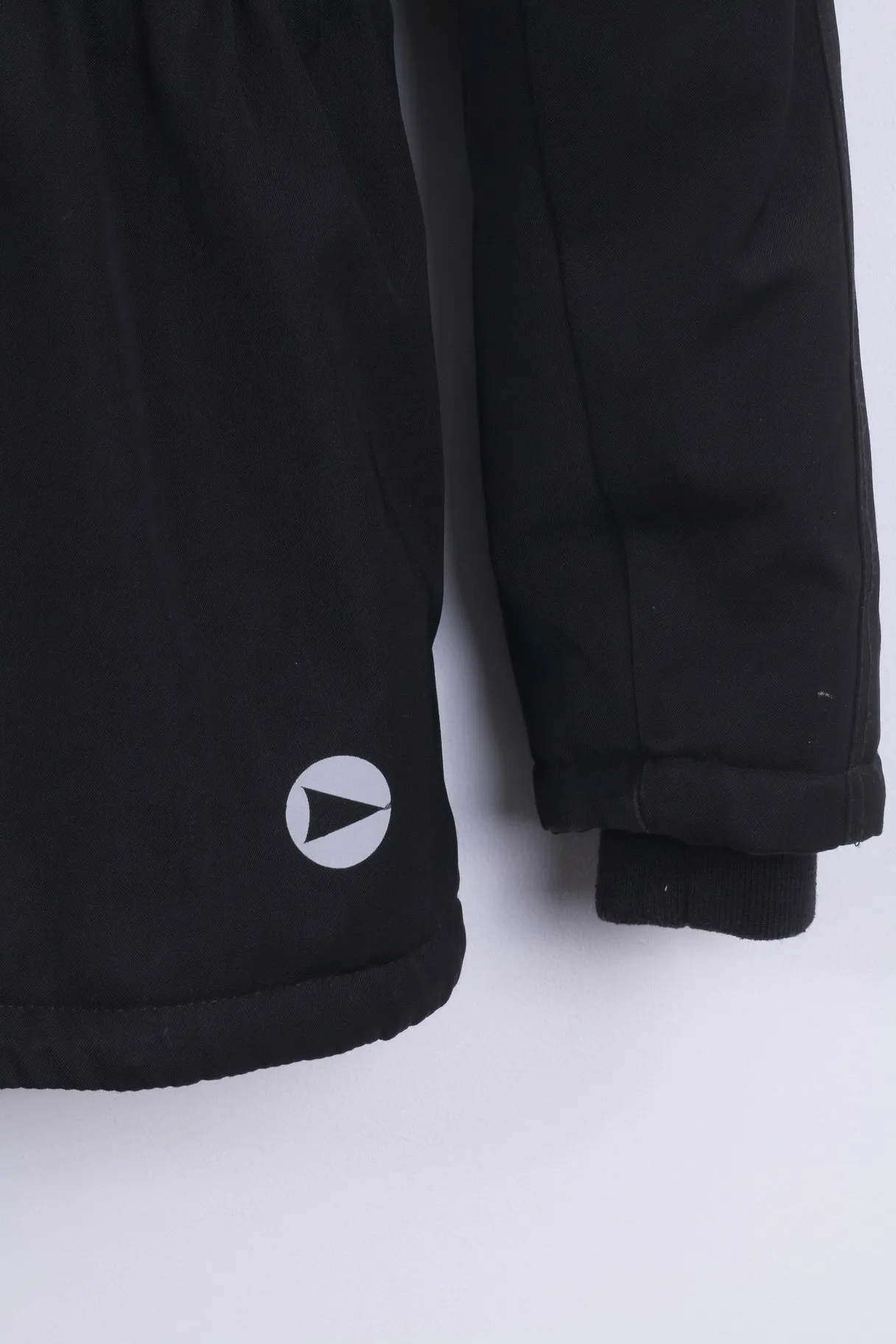 Marine Boys 170 14-16 Age Parka Jacket Black Padded Hooded Aquatex Scandinavian