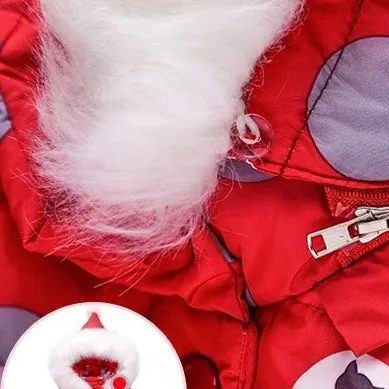 MOF Kids girls snowsuit toddler puffer hooded jacket & bib pants