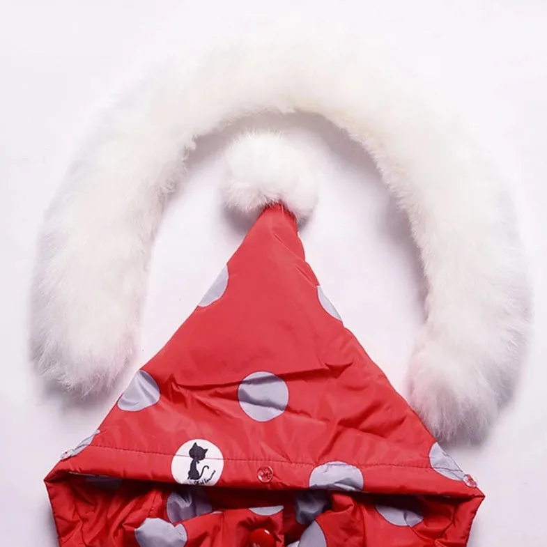 MOF Kids girls snowsuit toddler puffer hooded jacket & bib pants