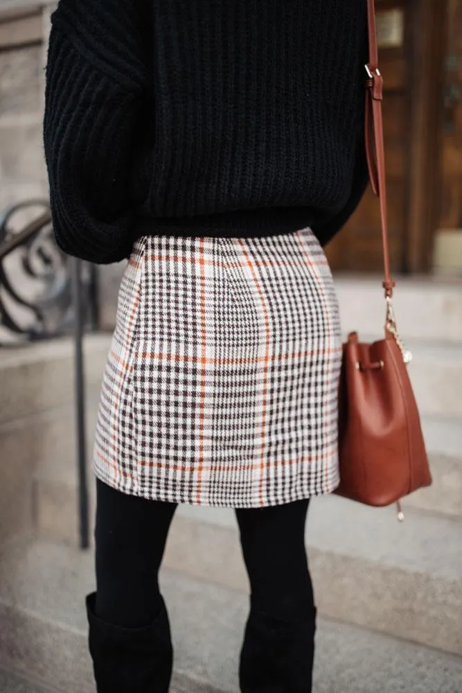 Molly Plaid Mini Skirt