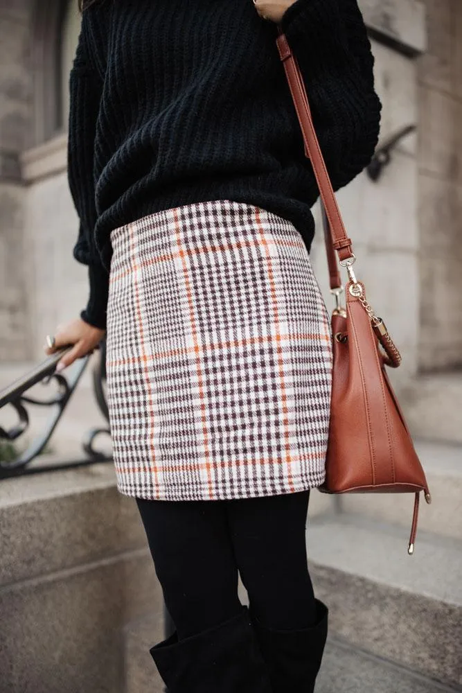 Molly Plaid Mini Skirt