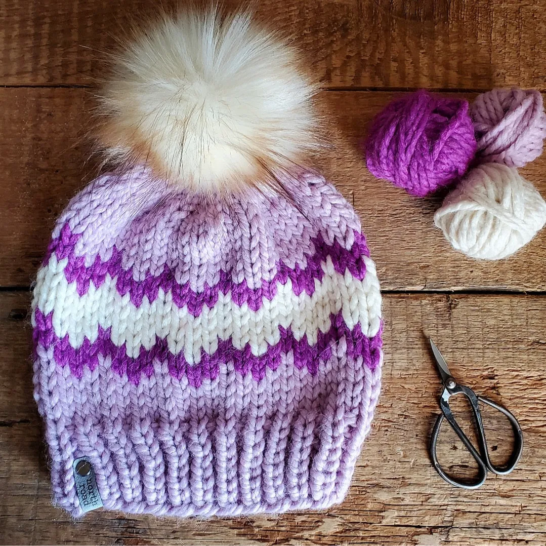 Moose Mountain Hat Knitting Pattern