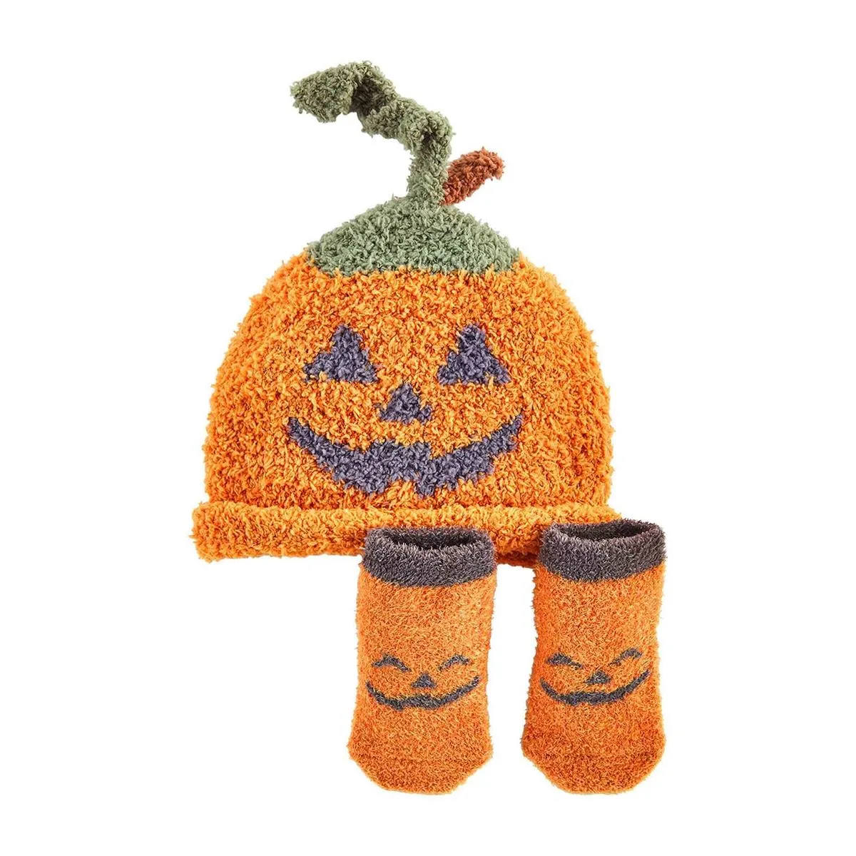 MUD Jack-O-Lantern Hat & Sock Set