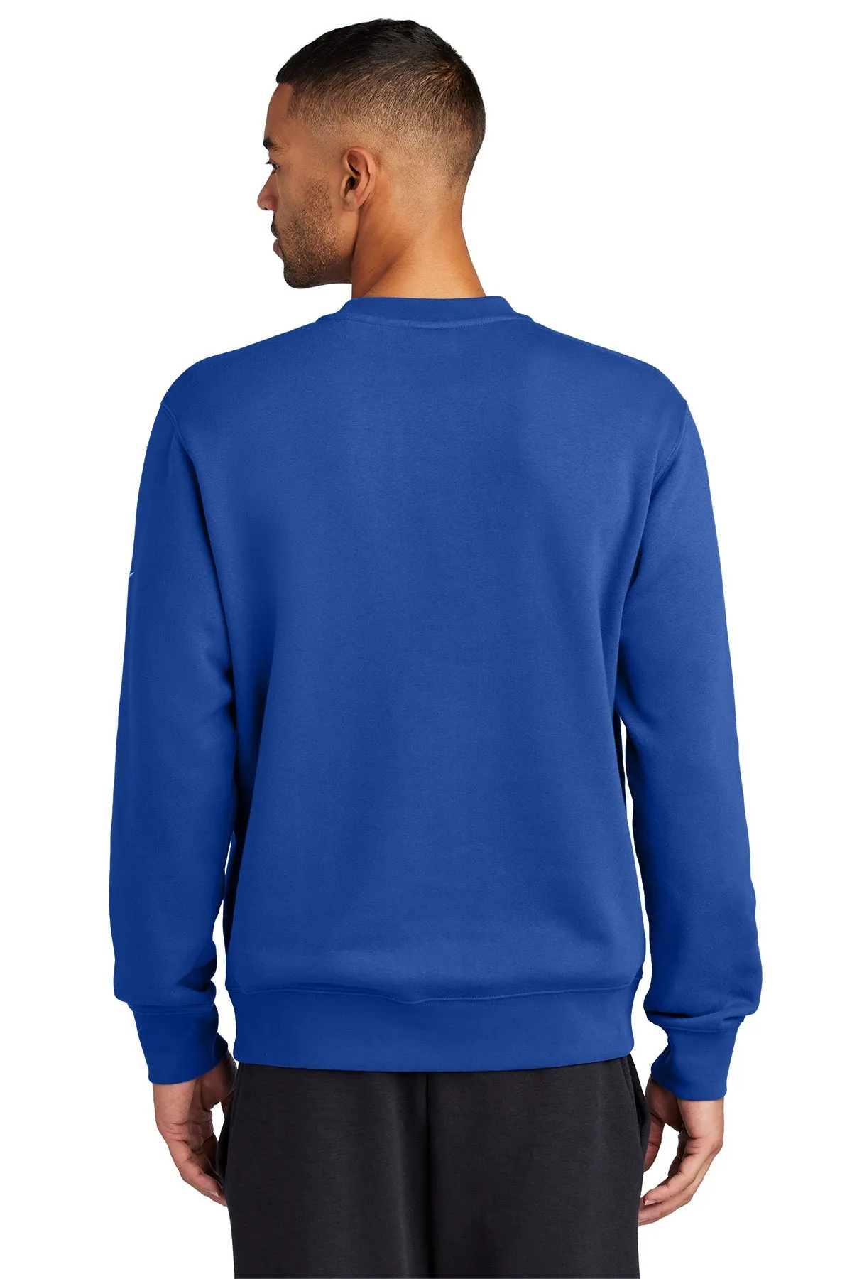 Nike Club Fleece Swoosh Custom Crews, Game Royal