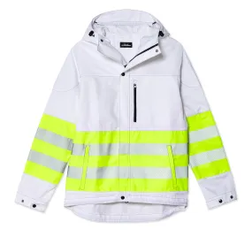 Olly Shinder - Men's Hi Vis Jacket - (White)
