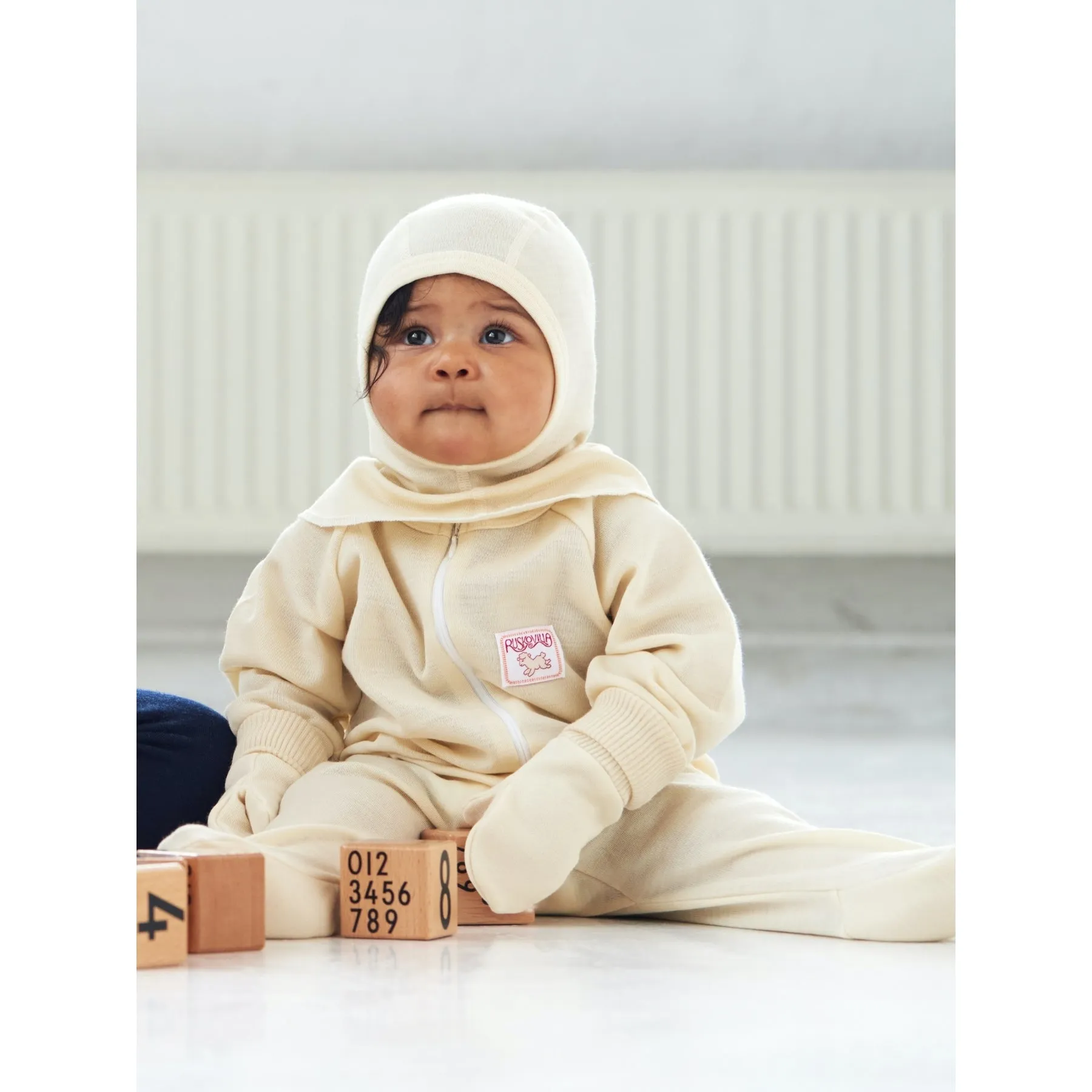 organic merino wool baby balaclava bonnet