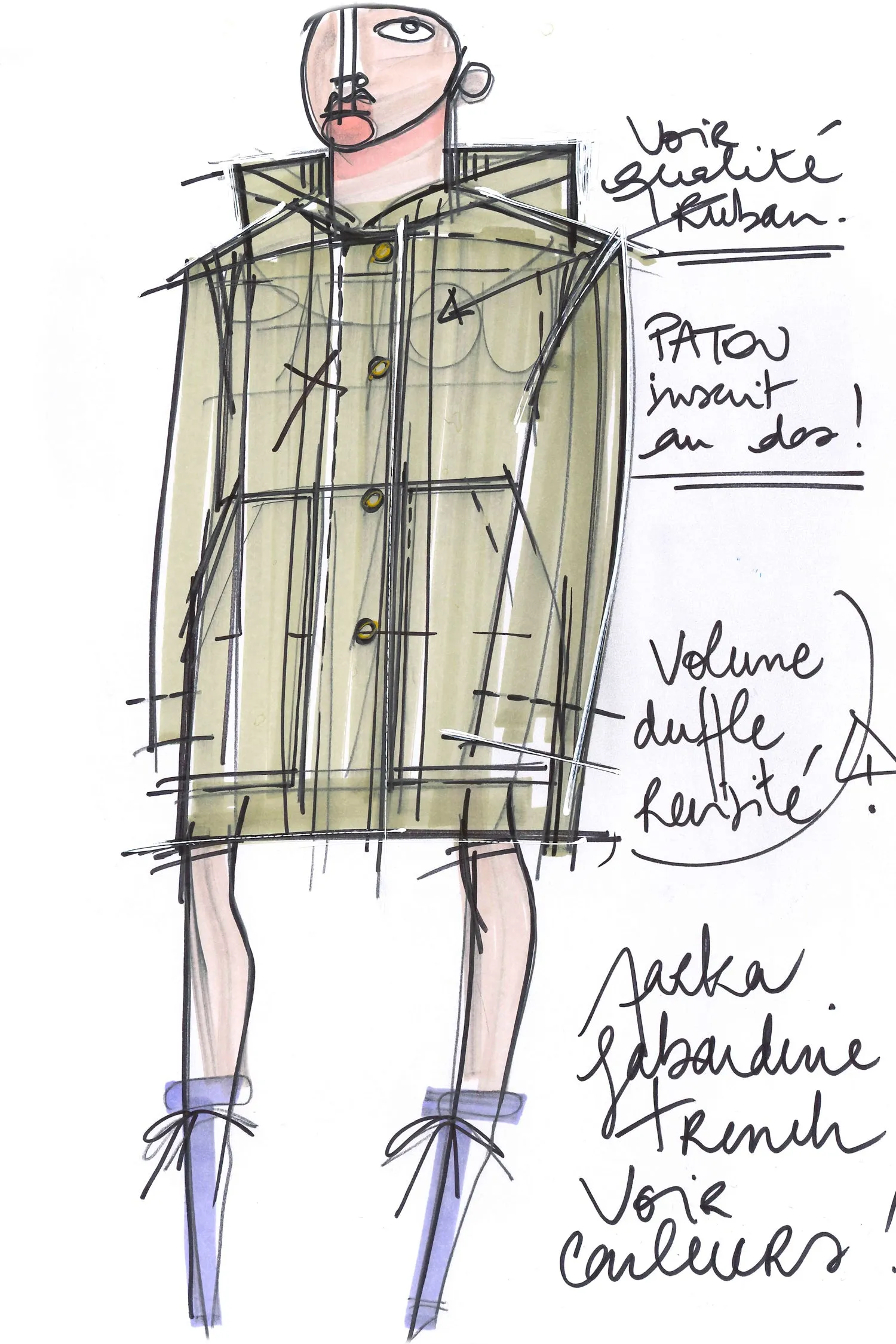 Puss in Boots oversized parka in organic cotton