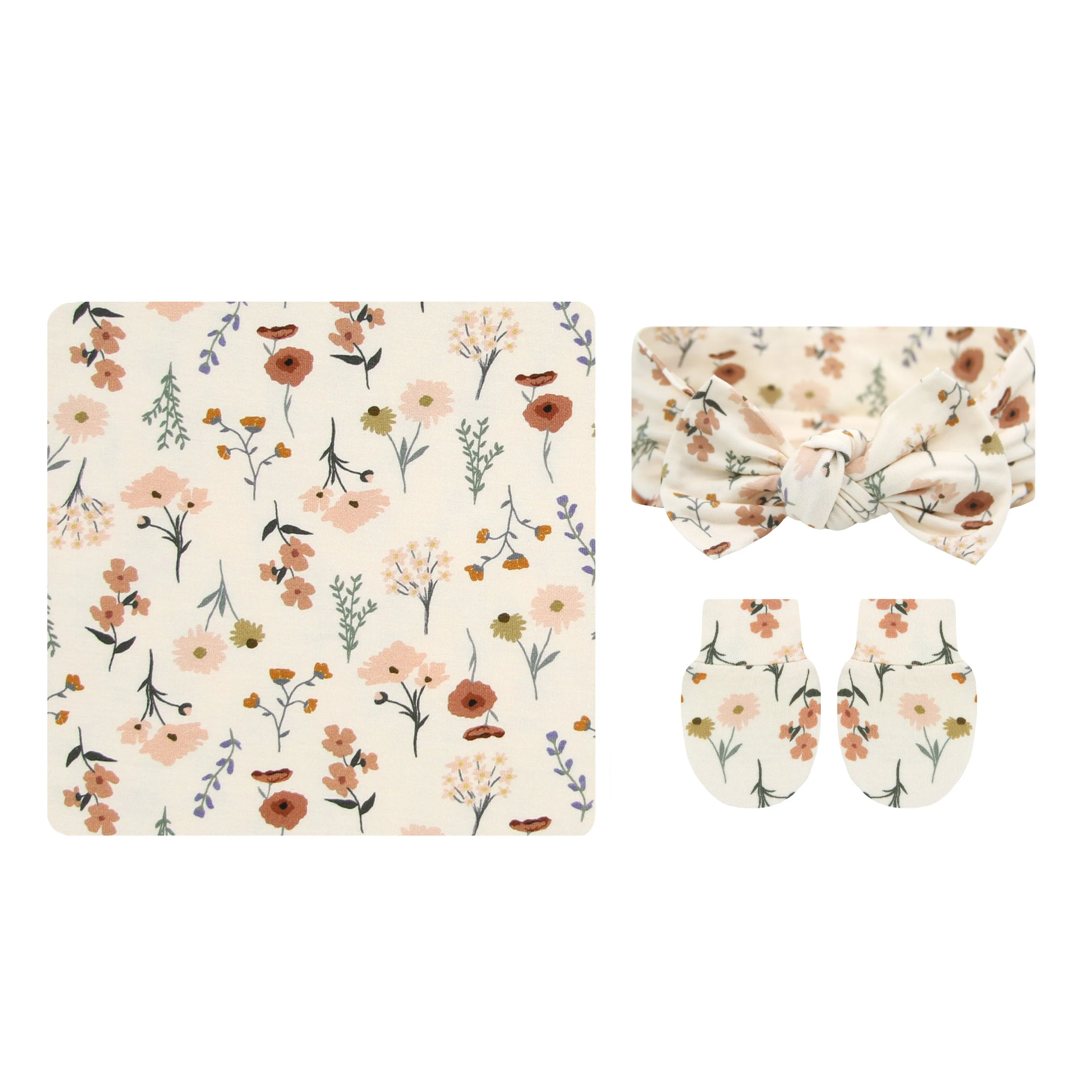 Rachel Newborn Headband Bundle (Gown)