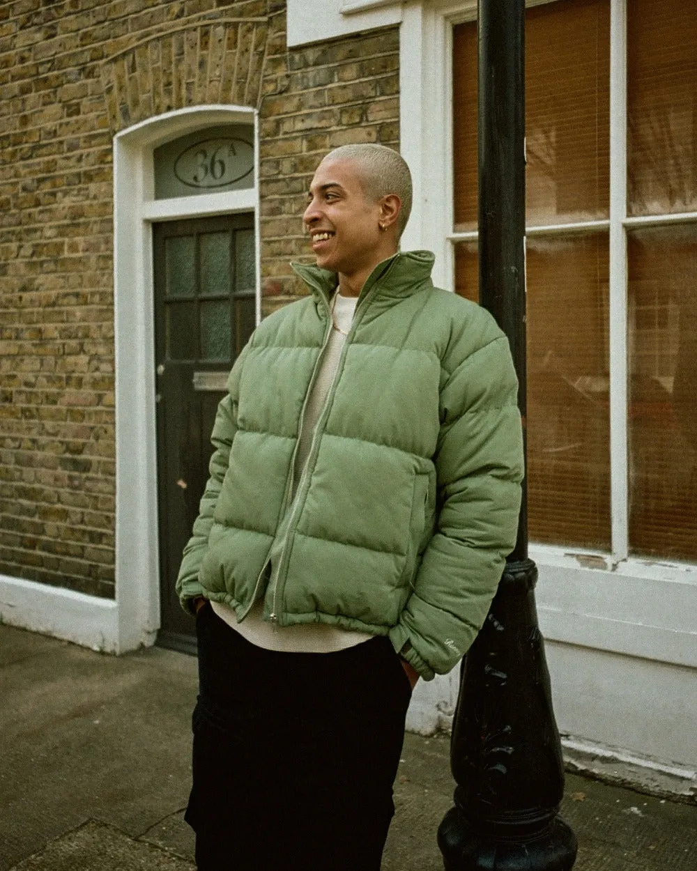 Ripstop Puffer Jacket - Olive