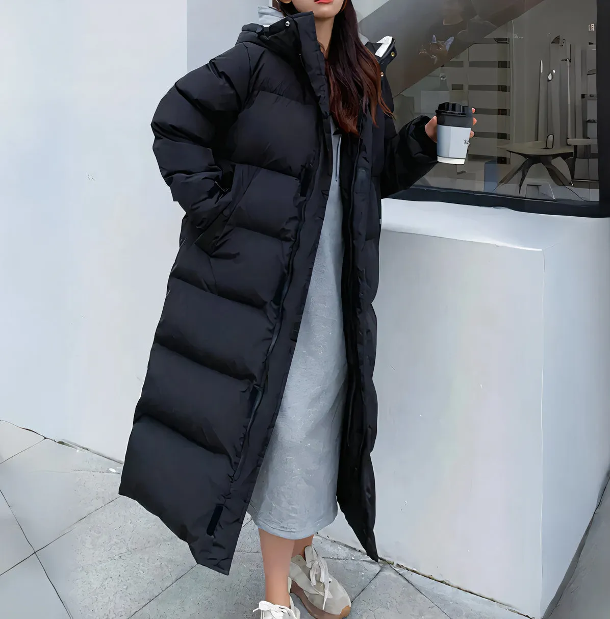 Rosabella Parka | Trendy Lange Puffy Winterjas met Capuchon