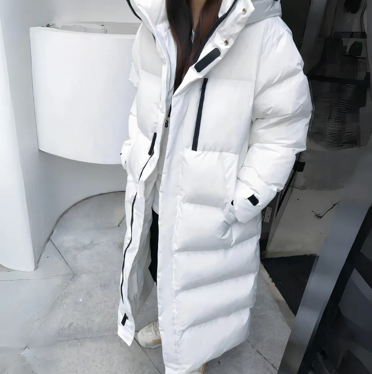 Rosabella Parka | Trendy Lange Puffy Winterjas met Capuchon