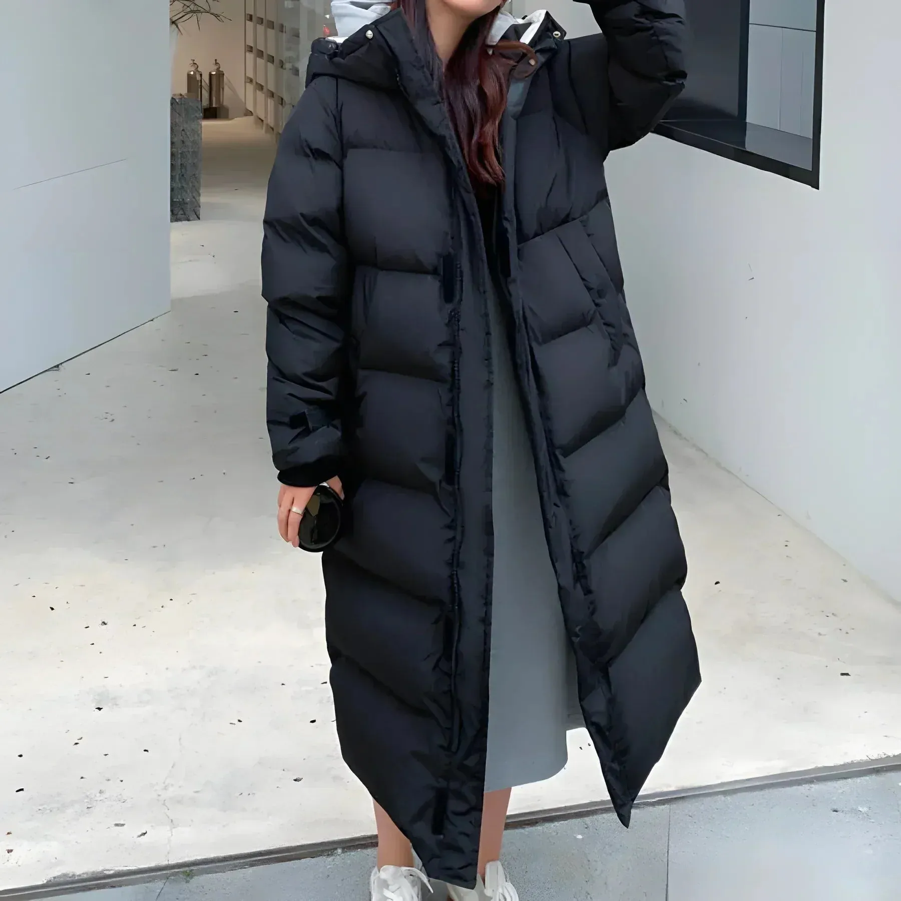 Rosabella Parka | Trendy Lange Puffy Winterjas met Capuchon