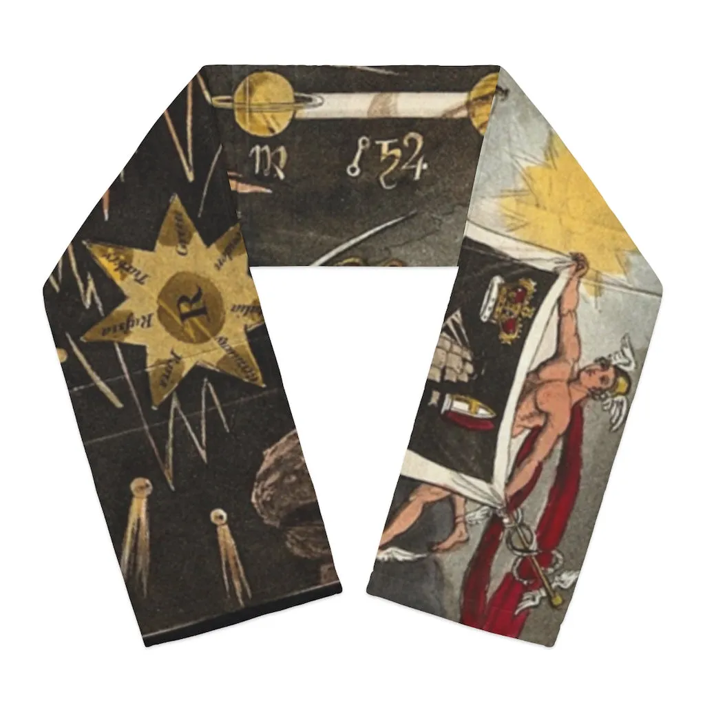 Scarf AL BLUE DESIGNED ART