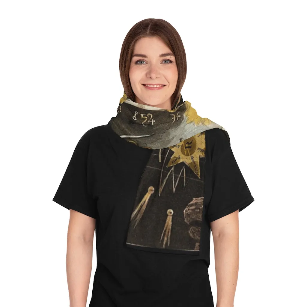 Scarf AL BLUE DESIGNED ART