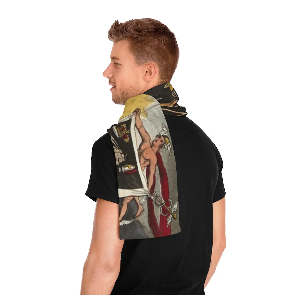 Scarf AL BLUE DESIGNED ART