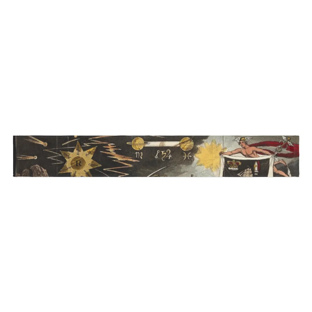 Scarf AL BLUE DESIGNED ART