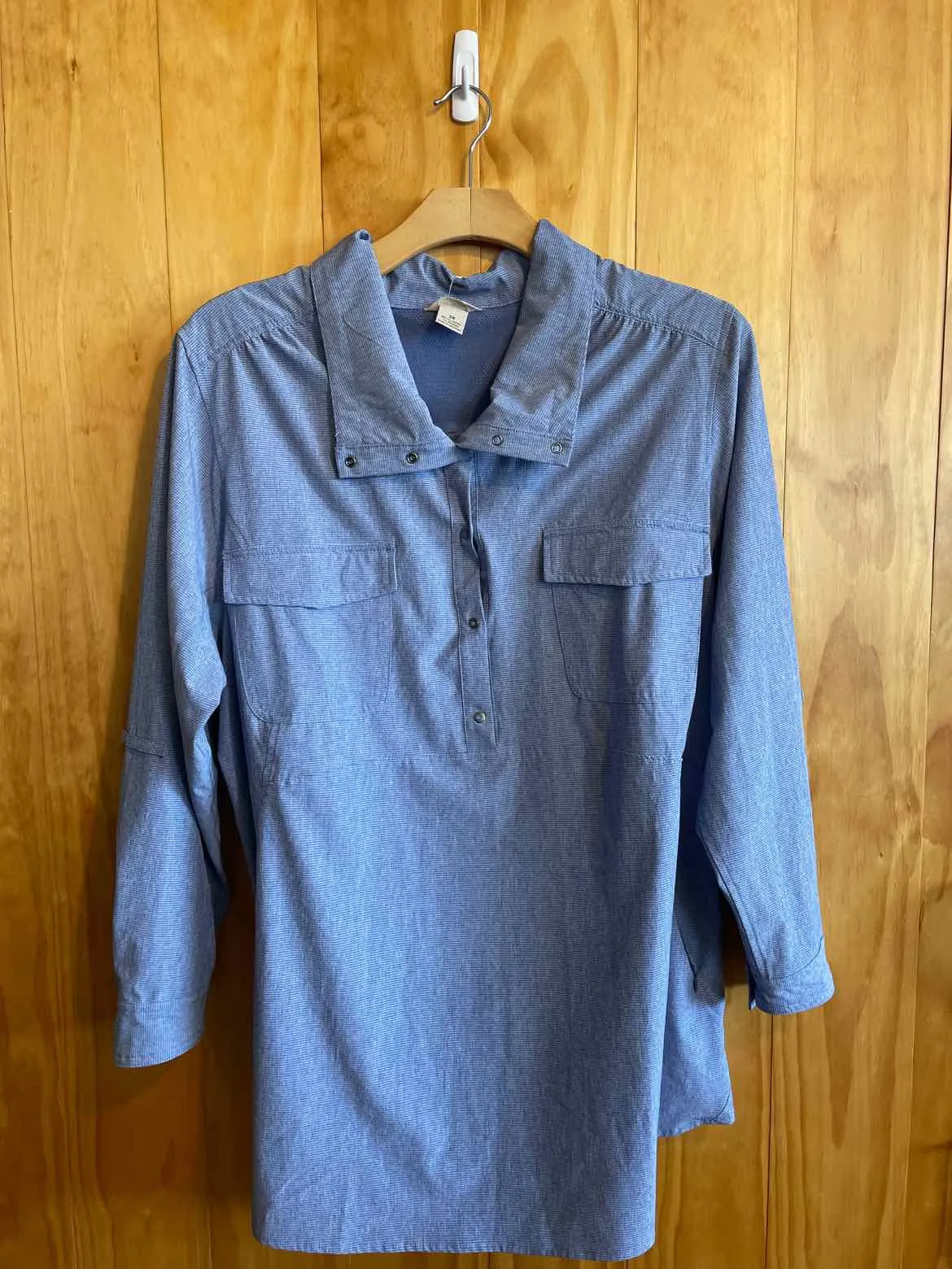 Size 3X Duluth Trading Lavender Women's Long Sleeve Shirt